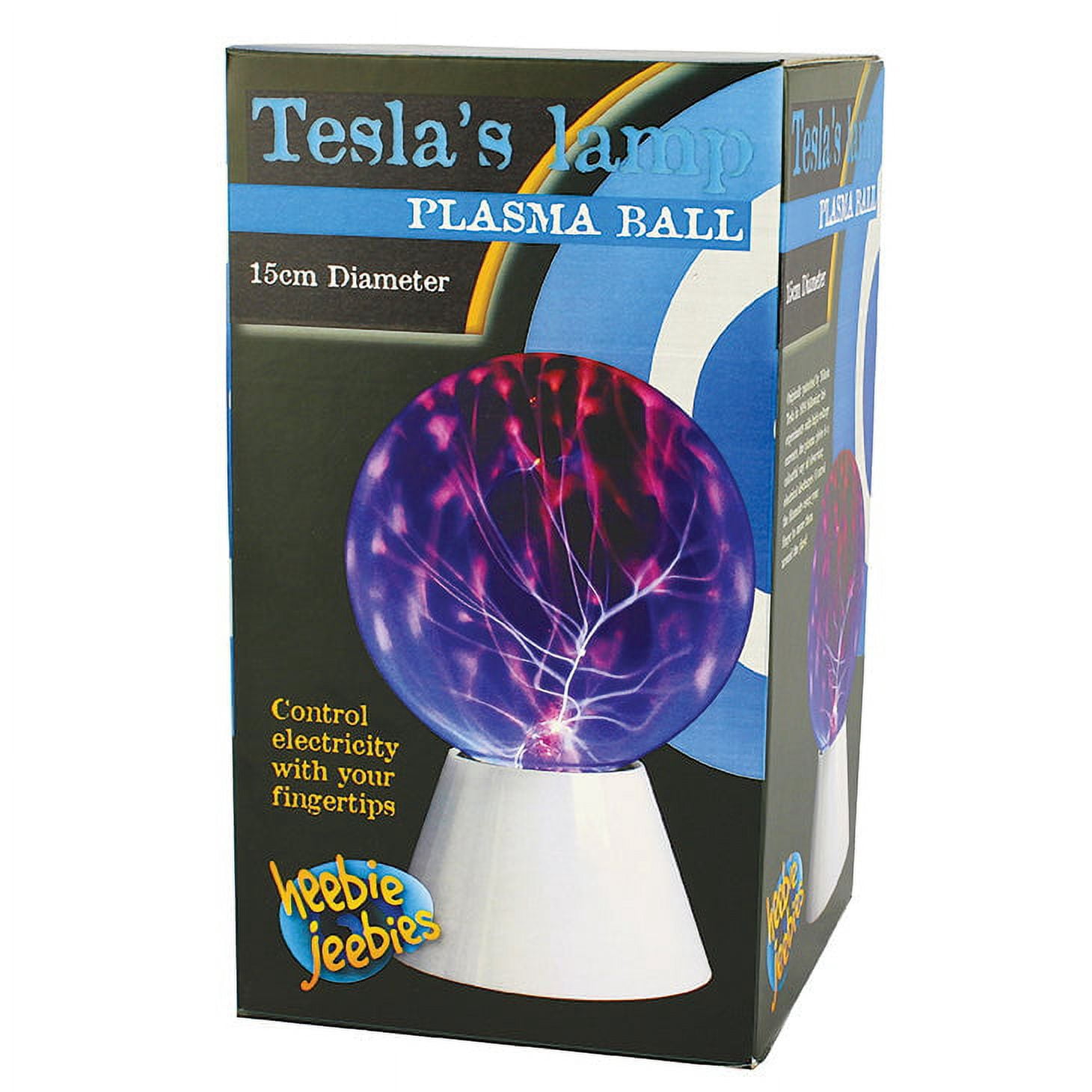 Heebie Jeebies Plasma Ball Lamp Interactive Science Decor (6 in) 5l445