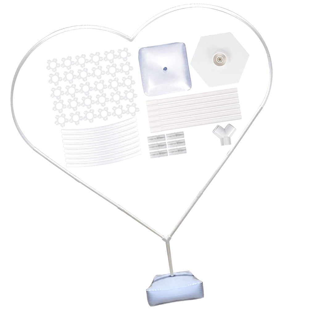 Mobutofu Heart Balloon Arch Kit with Base for Wedding Party Decor (1 Set) ogapq