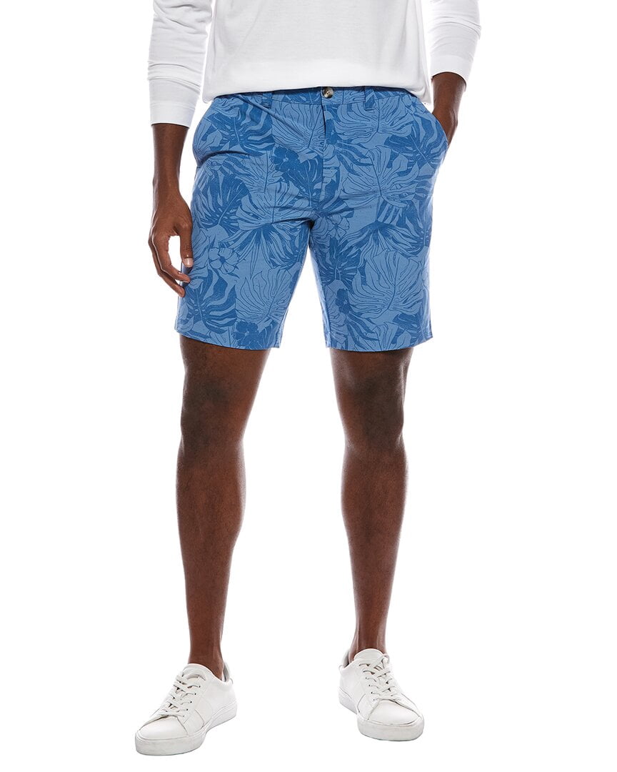 TravisMathew Men's Ankle Pounders Performance Golf Shorts (Light Blue, 36 in) gfejg
