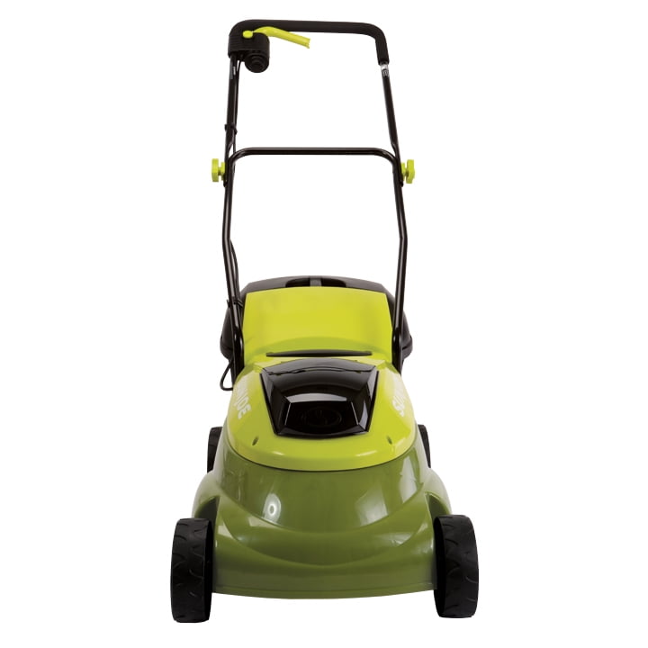 Sun Joe 24V Cordless 14-inch Brushless Push Lawn Mower (Green, 23.1 lb) d7rof