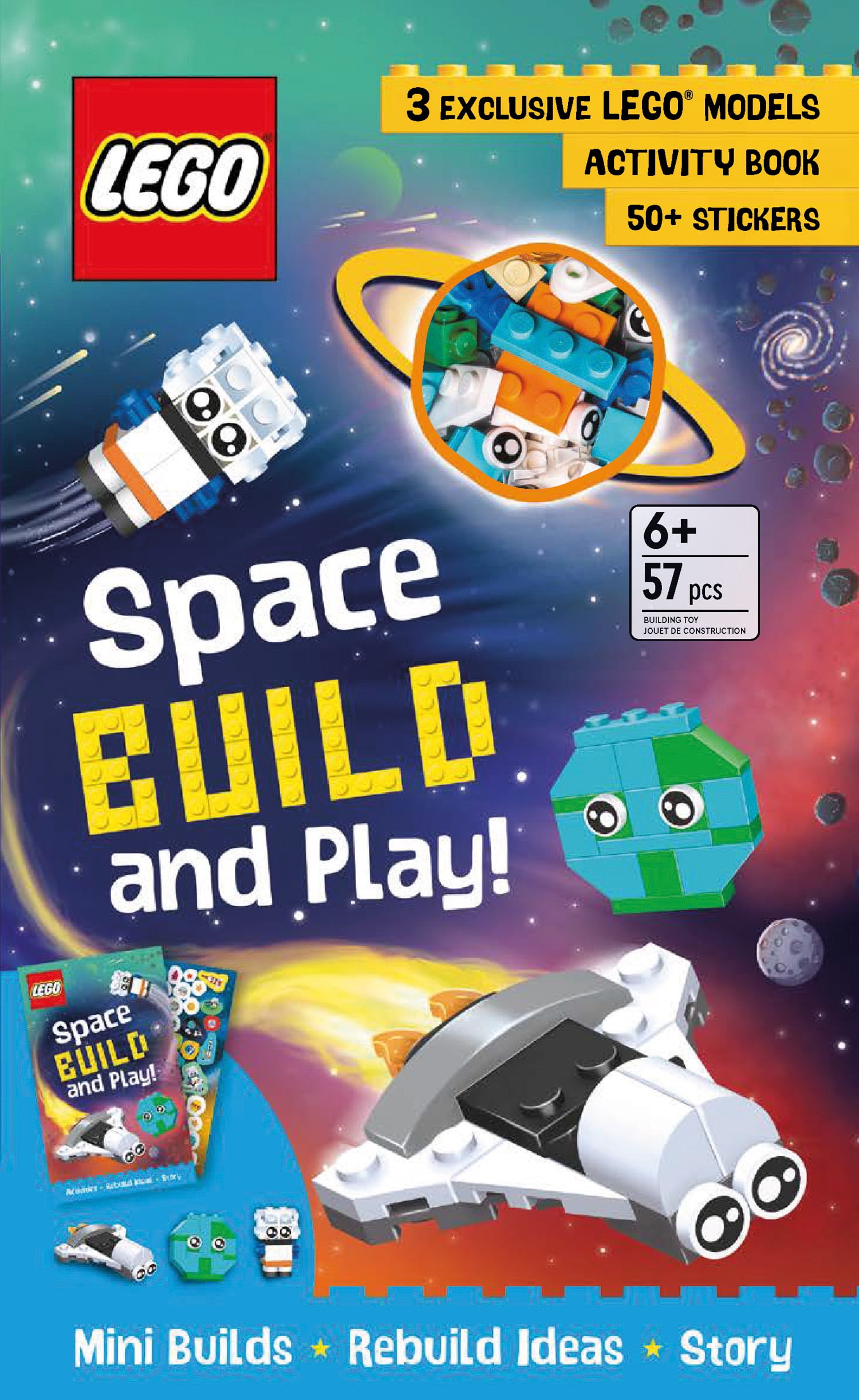 AMEET Publishing LEGO Space Build and Play Activity Set (Hardcover, 1 Pack) 14eyj