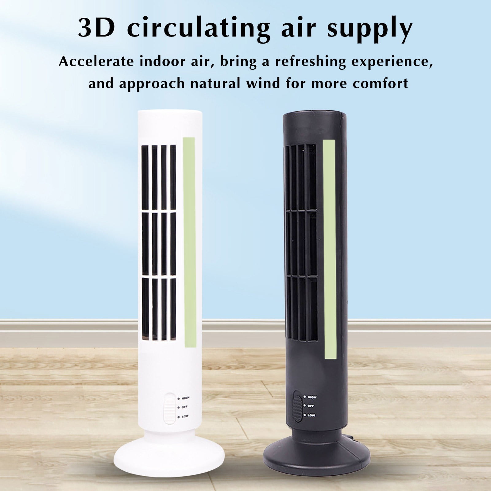 CXALSSY Portable Desktop Air Cooler Fan with Mist Function (Black, 1 Unit) 9kppy