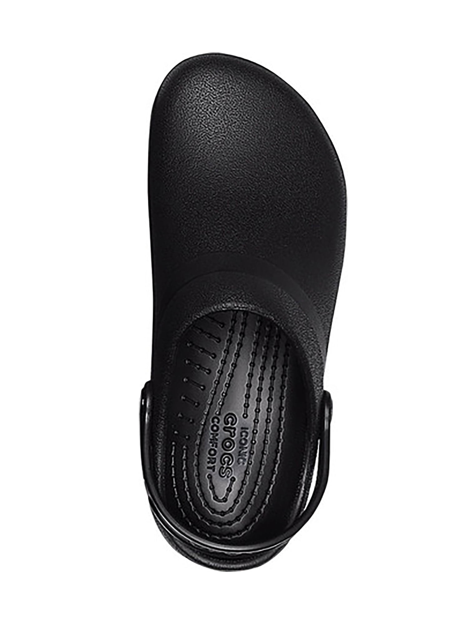Crocs at Work Specialist II Unisex Slip Resistant Clog Work Shoes (Black, 8 US Men / 10 US Women) totso