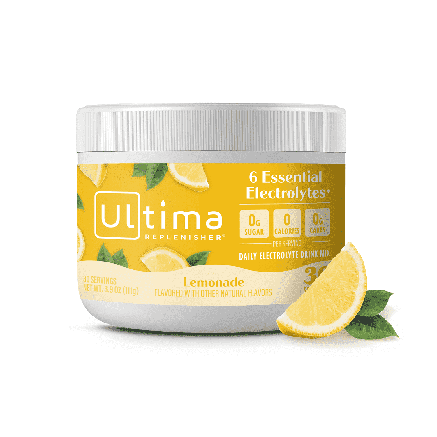 Ultima Replenisher Hydration Electrolyte Powder, Sugar-Free Lemonade (30 Servings) cjsxp