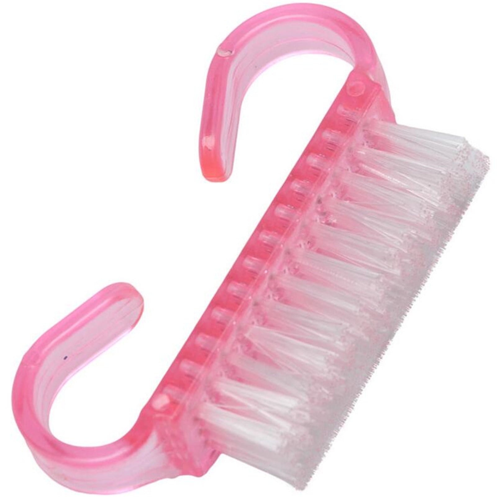 Style& Handle Grip Fingernail Scrub Brush for Hand and Toe Cleaning (Pink, 24 Pack) 4uwgh