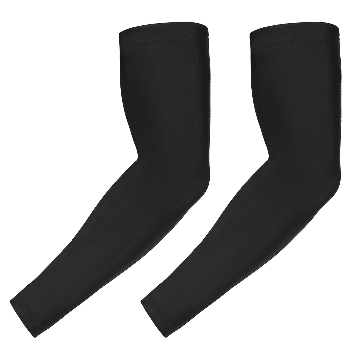 HDE Youth Arm Compression Sleeves for Sports Basketball and Athletic Protection (Black, Large, 2 Count) n6hdl