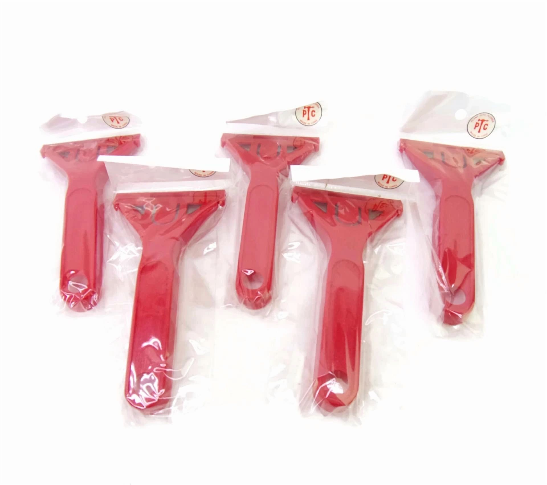 VAULT Razor Glass Window Paint Sticker Scraper Tool with Replaceable Blades (5-Pack) 7zrxa