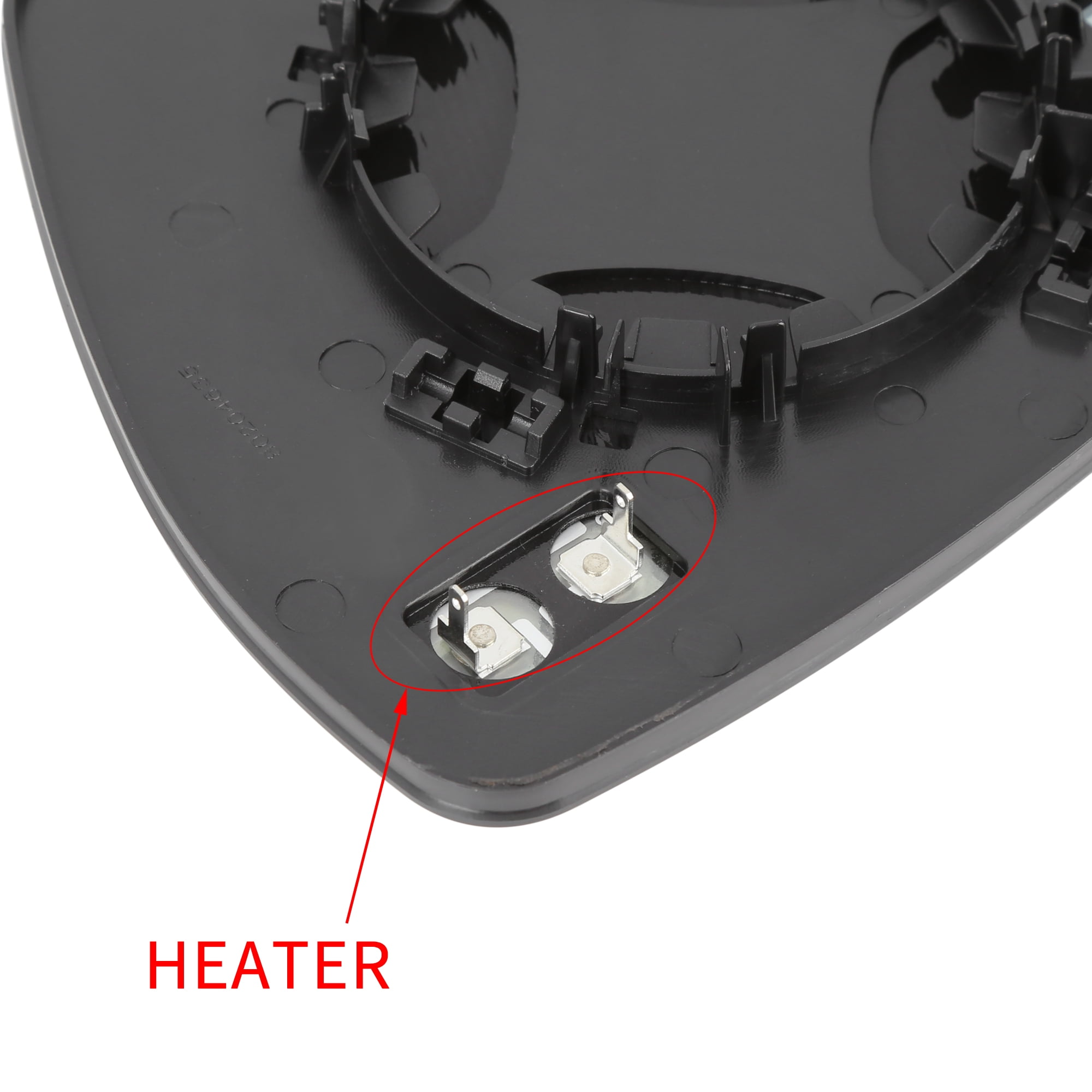 Unique Bargains Passenger Side Heated Mirror Glass with Backing Plate for Land Rover Range Rover Evoque (Right Hand, 1 Piece) h5k14