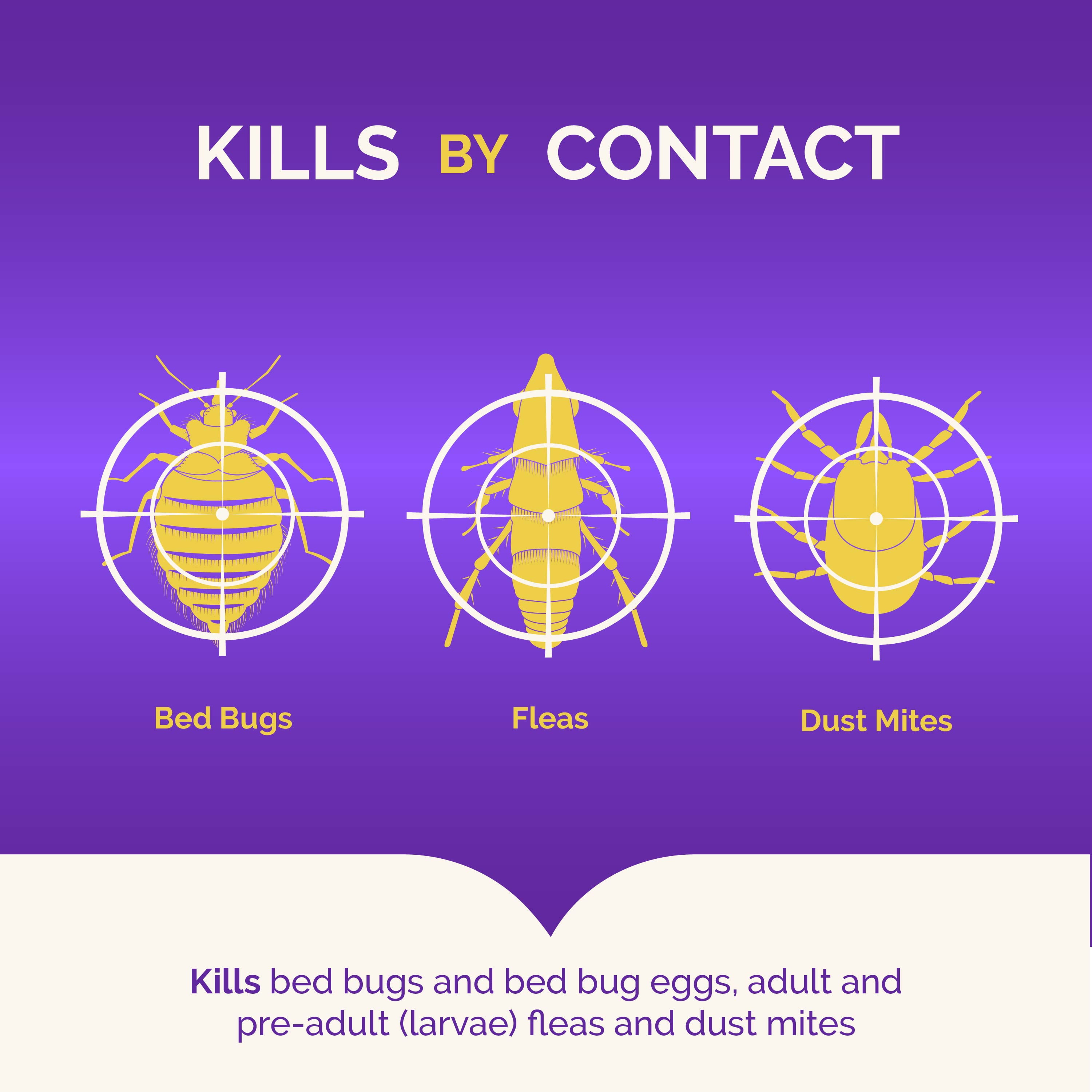 Hot Shot Bed Bug Killer Spray, Indoor Pest Control Treatment (Clear, 128 fl oz) ia8m5