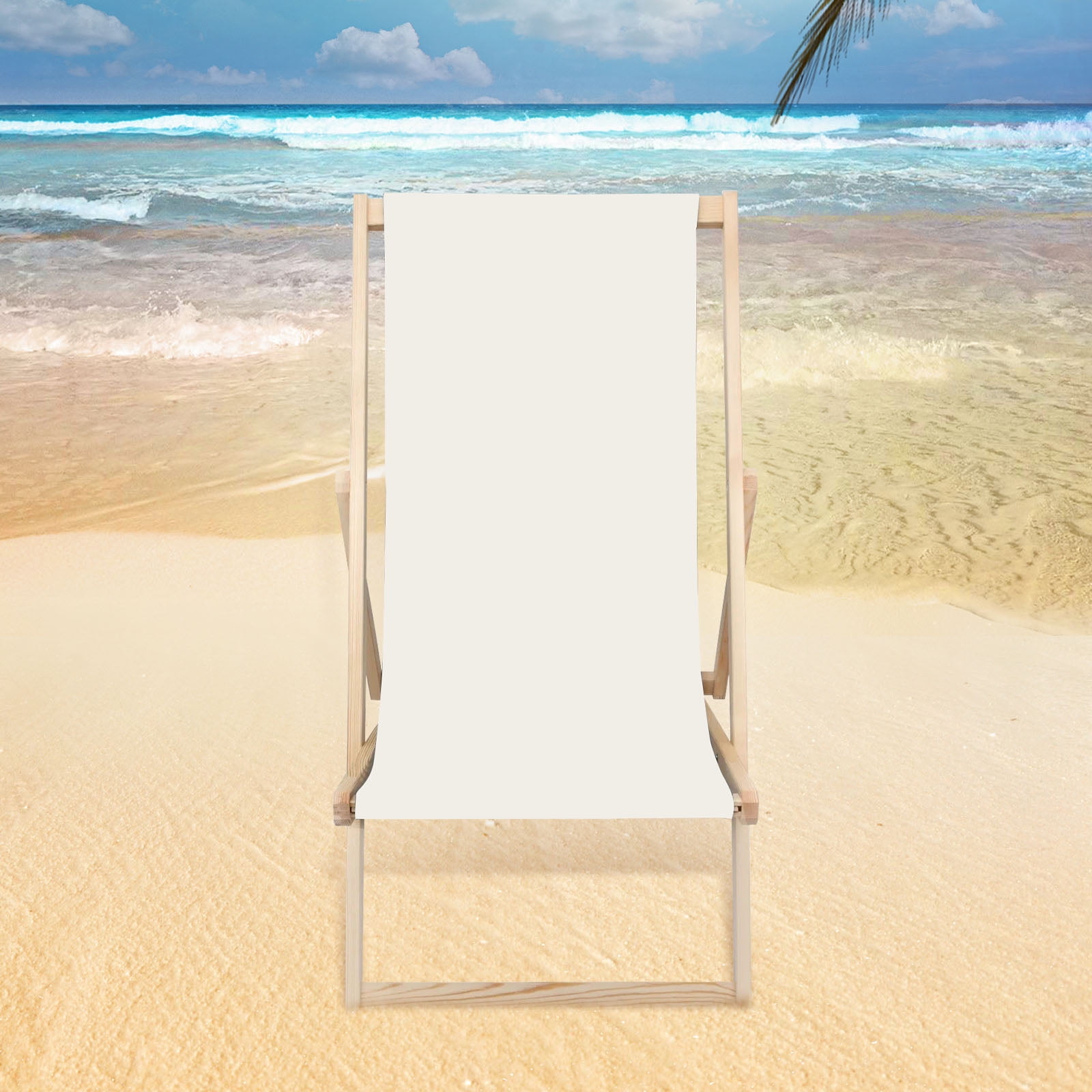 FYJUCPA Sling Chair Replacement Fabric, Heavy-Duty Outdoor Patio Canvas for Lounge and Beach Chairs (Beige, 45.3 x 16.9 in) ua5ym - Image 8