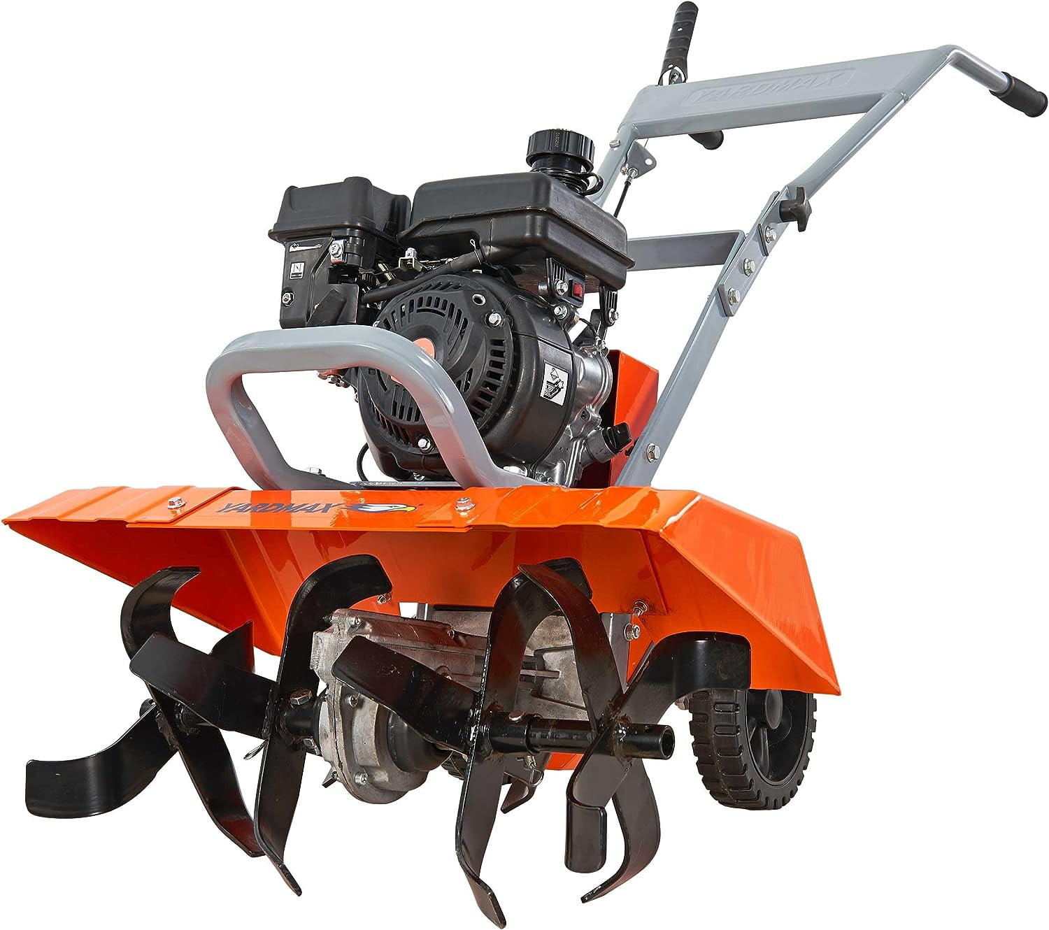 Yardmax Compact Front Tine Tiller (80cc, 21 in Tilling Width) uww0y
