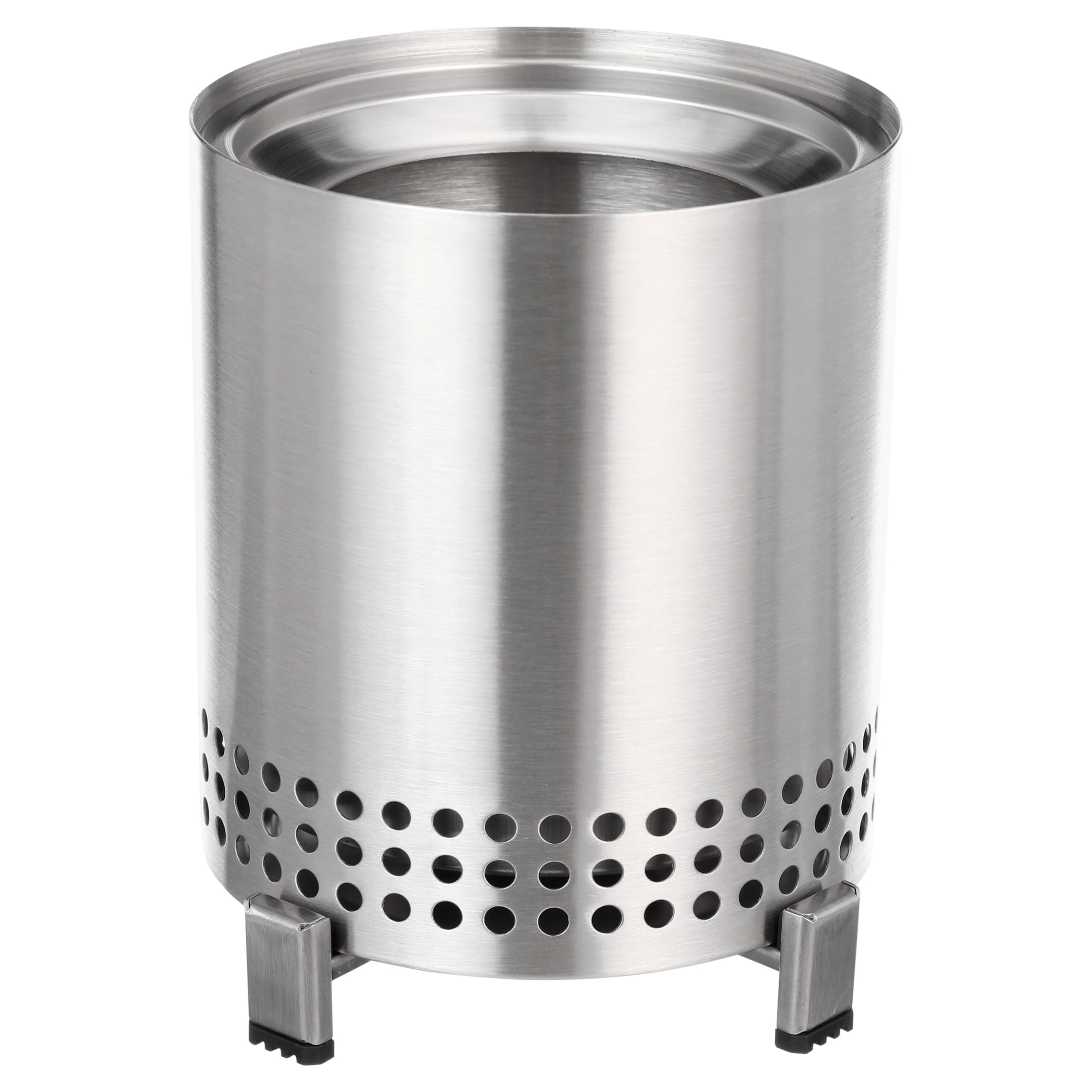 Solo Stove Mesa Tabletop Firepit, Portable Smokeless Design (Silver, 5 in) 2ayw2