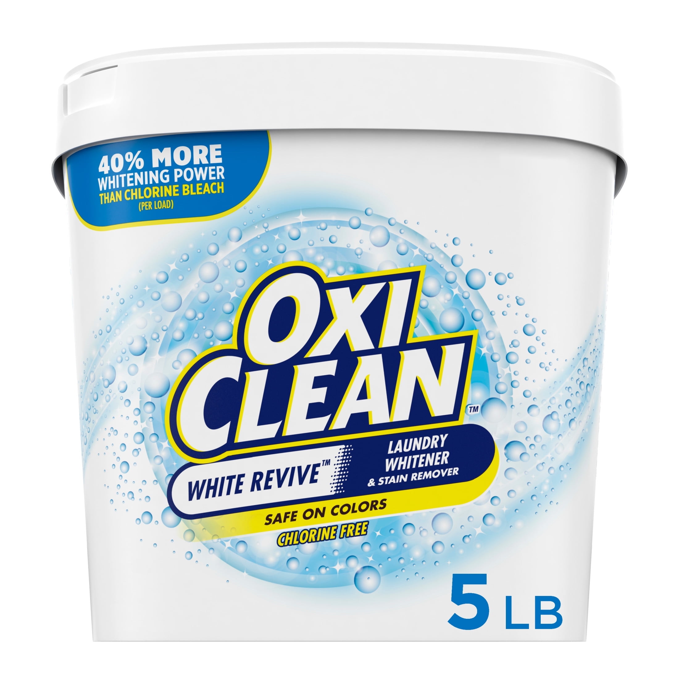 OxiClean White Revive Laundry Whitener and Stain Remover Powder (White, 5 lb) vnr35