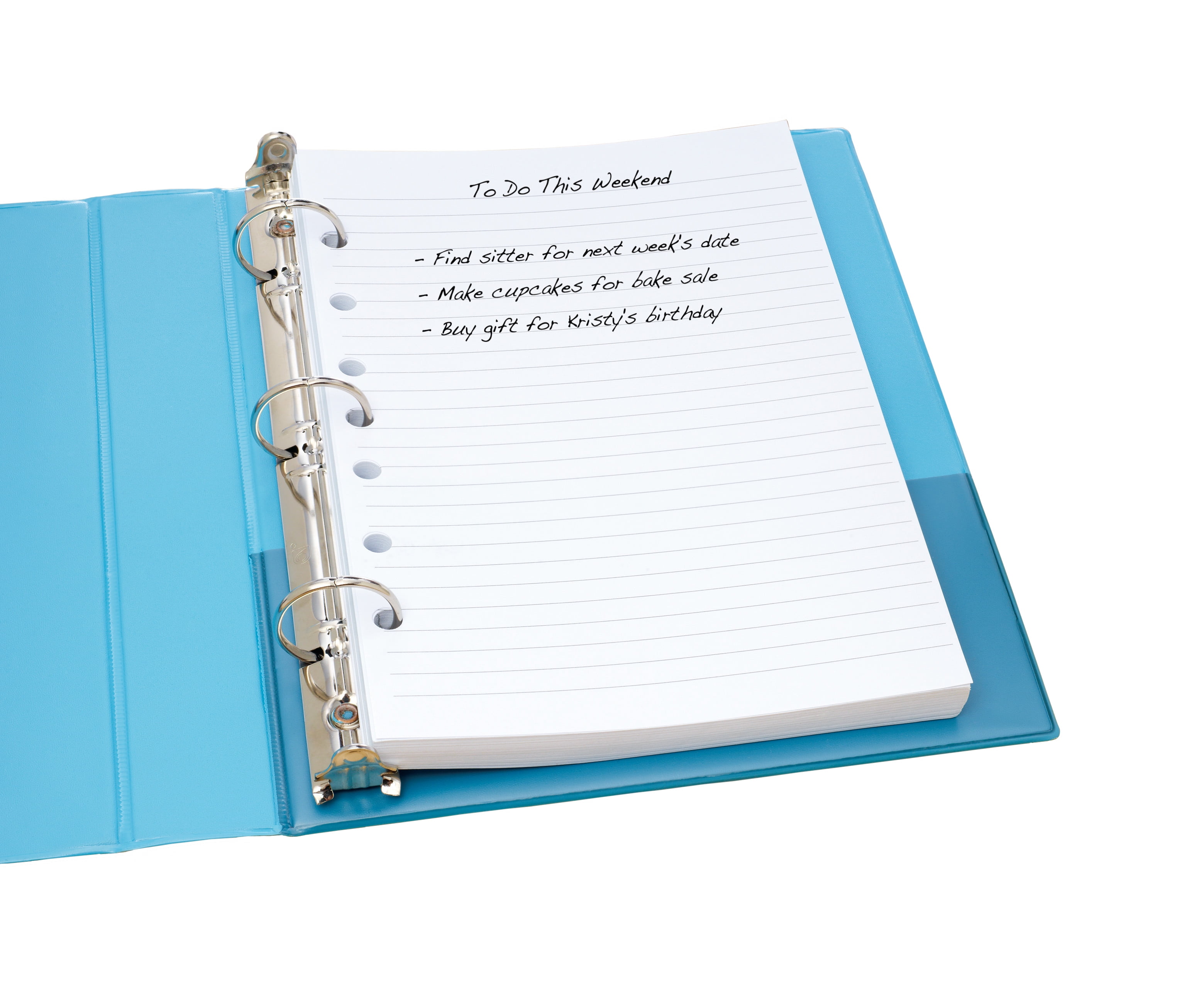 Avery Mini Binder Filler Paper, College-Ruled, Compatible with 3-Ring and 7-Ring Binders (White, 600 Sheets) 025ow