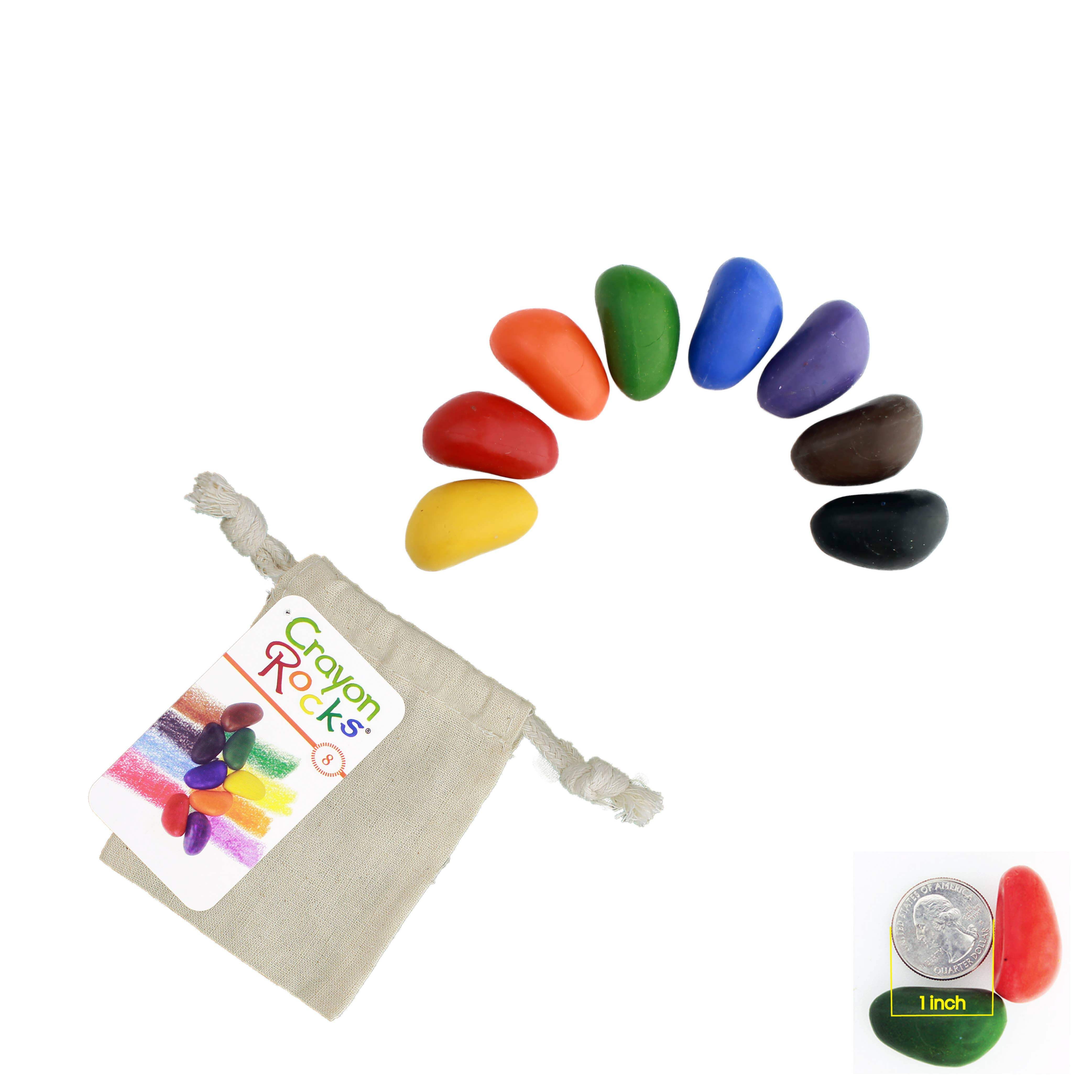 Crayon Rocks Natural Soy Wax Crayons (Multicolor, 8 Count) ktxxo