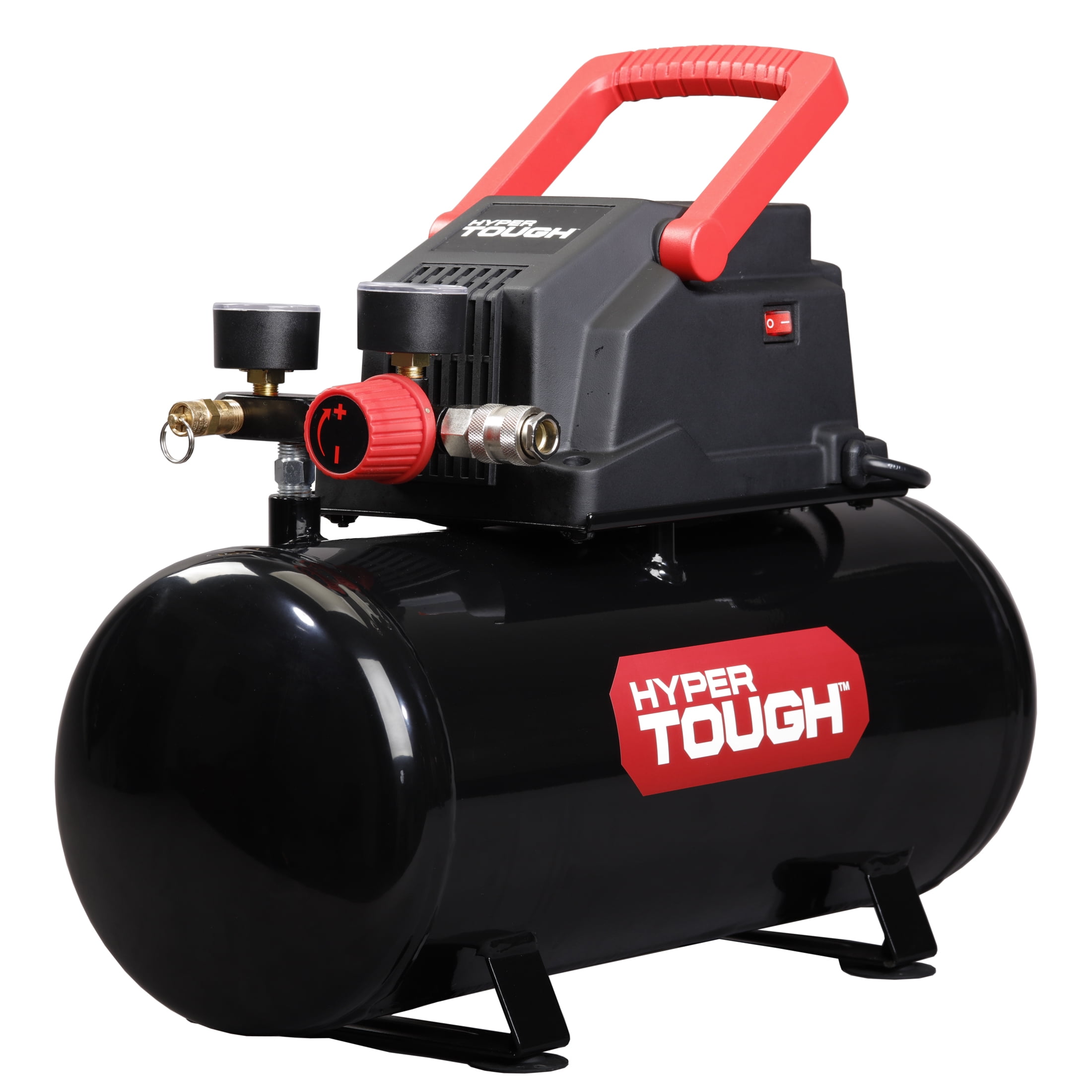Hyper Tough Portable Air Compressor (Black, 3 gal) bth5c