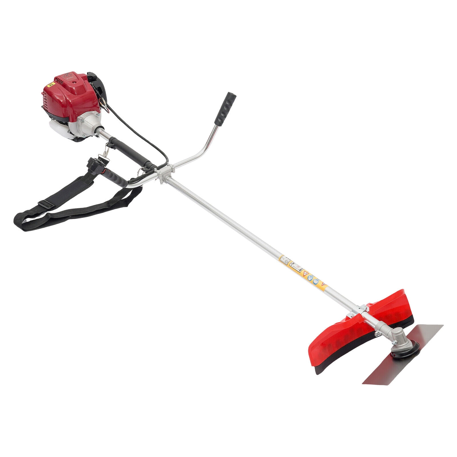Generic 2-in-1 Gas Grass Trimmer and Edger, 35.8CC 4-Stroke Engine Powered Lawn Mower (Black, 5.24 ft) 6cltq
