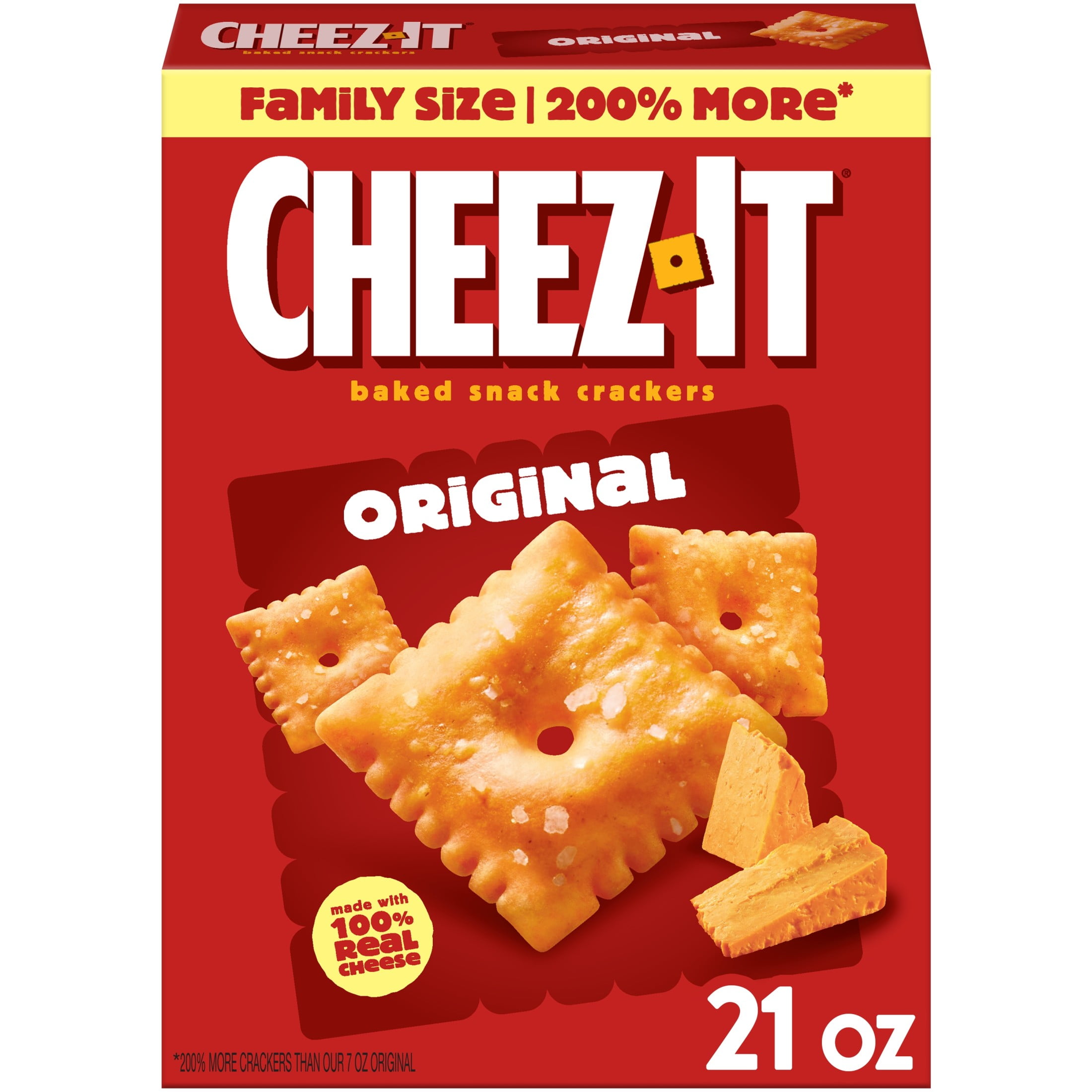 Cheez-It Original Baked Snack Crackers (21 oz) go40y