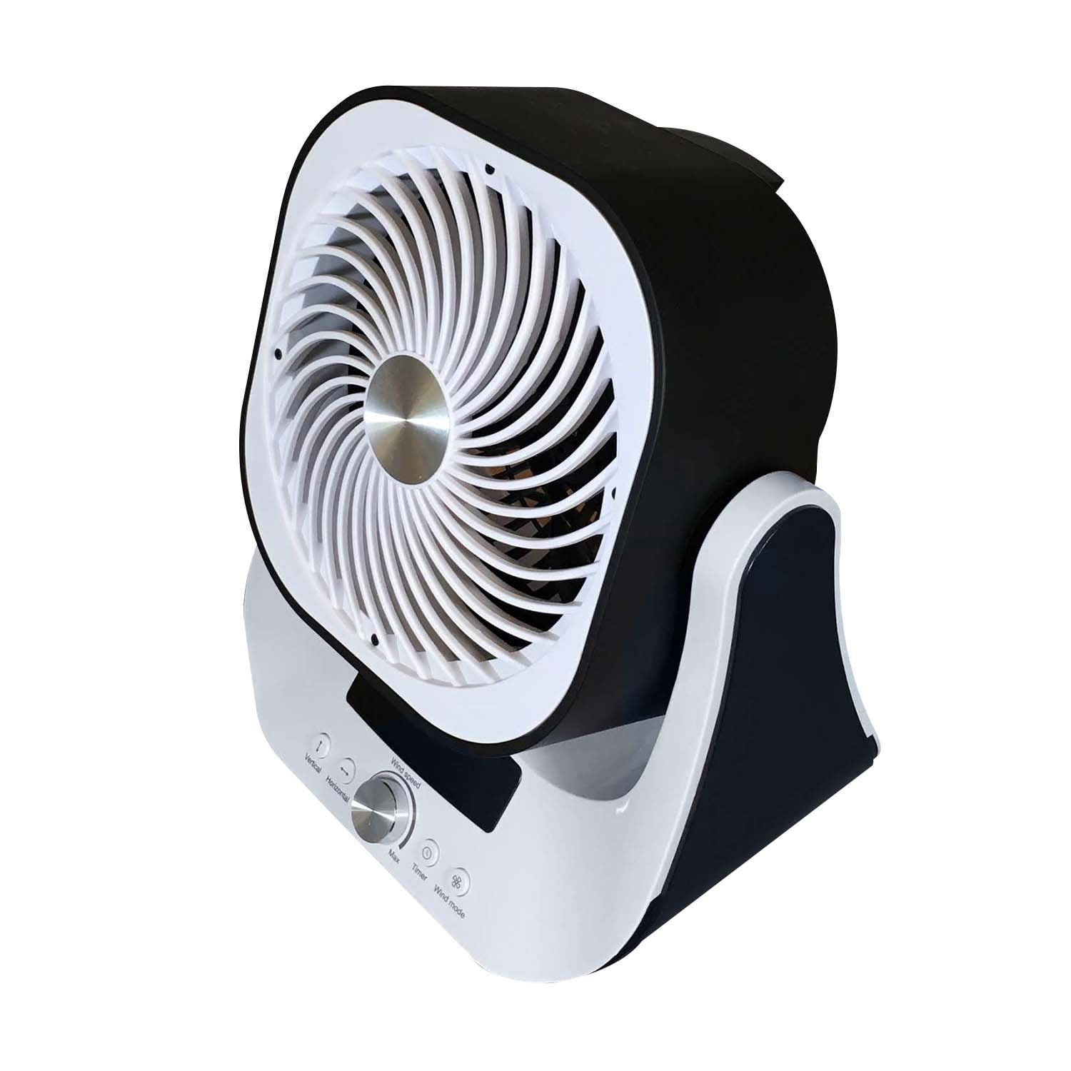 Soleus Air 9 in Tabletop Digital Air Circulator Fan with Remote Control (White, 9 in) 8pwcy