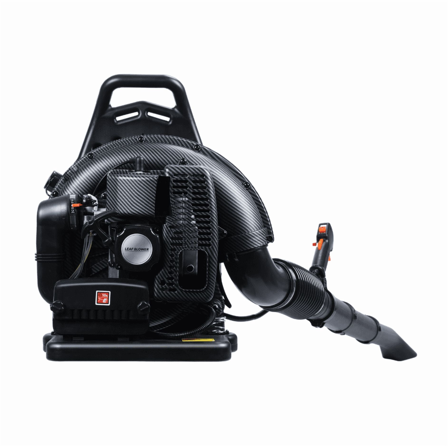 Mohsoe Backpack Leaf Blower, 63cc 2-Stroke Gas Powered Professional Landscaping Tool (Black, 57.5 fl oz) qkco8