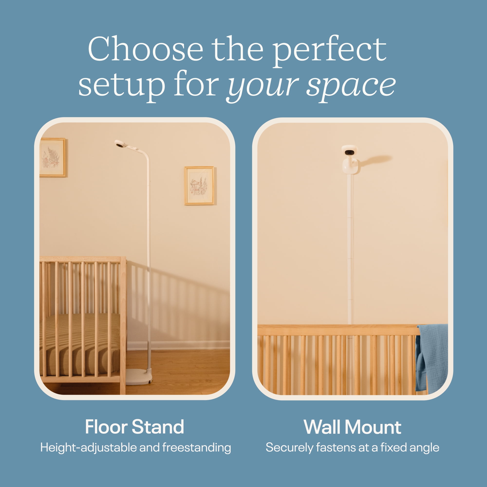Nanit Pro Baby Monitor Bundle with Wall Mount (White, 1 Pack) stpqk - Image 10