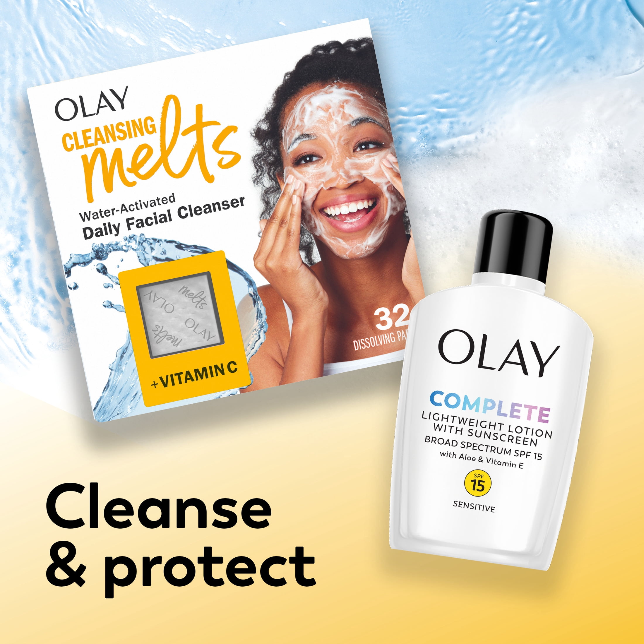 Olay Complete Daily Face Moisturizer for Sensitive Skin, SPF 15 Sun Protection (6 oz) i5len