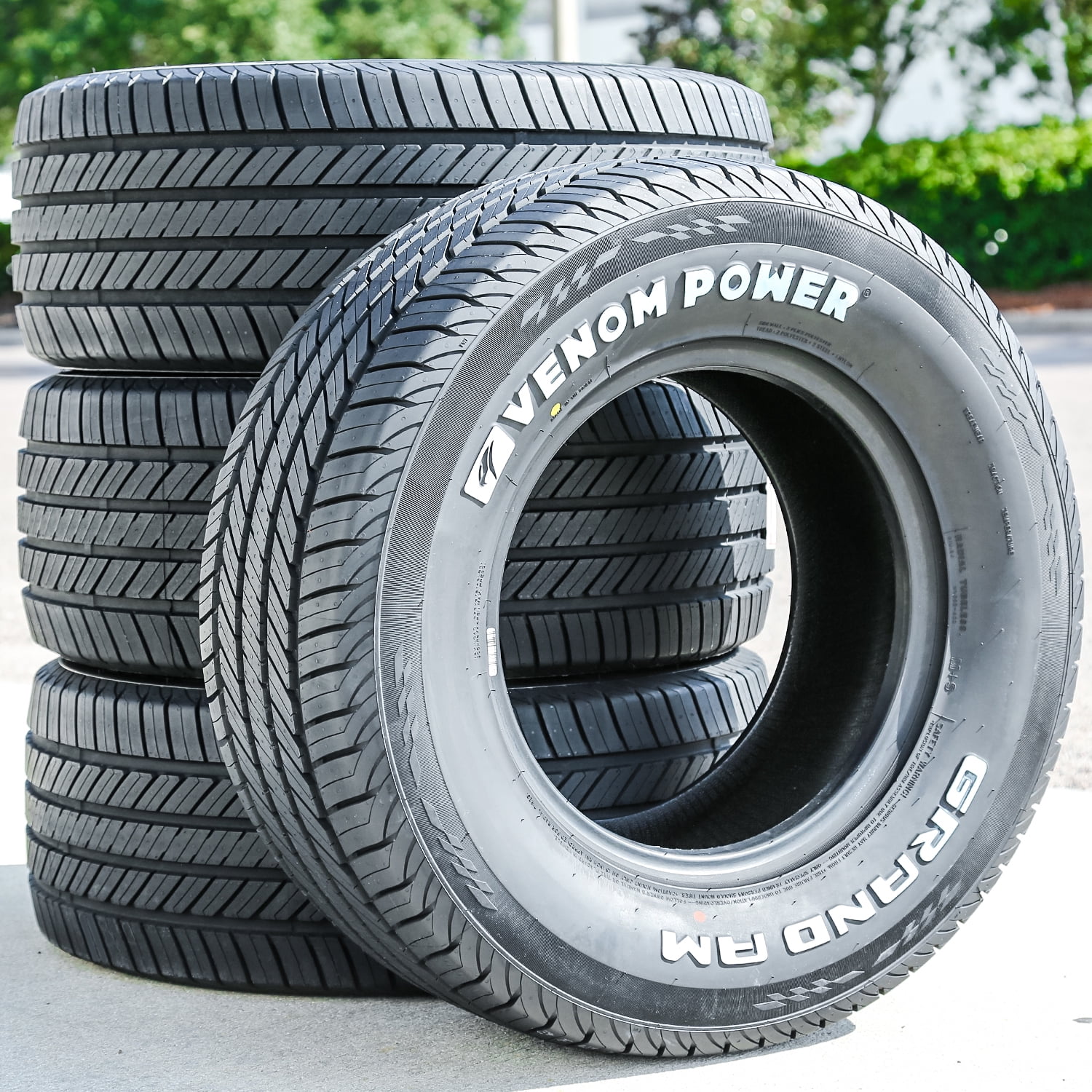 Venom Power Grand AM All Season Tire (255/70R15, XL Load Range) bzukt