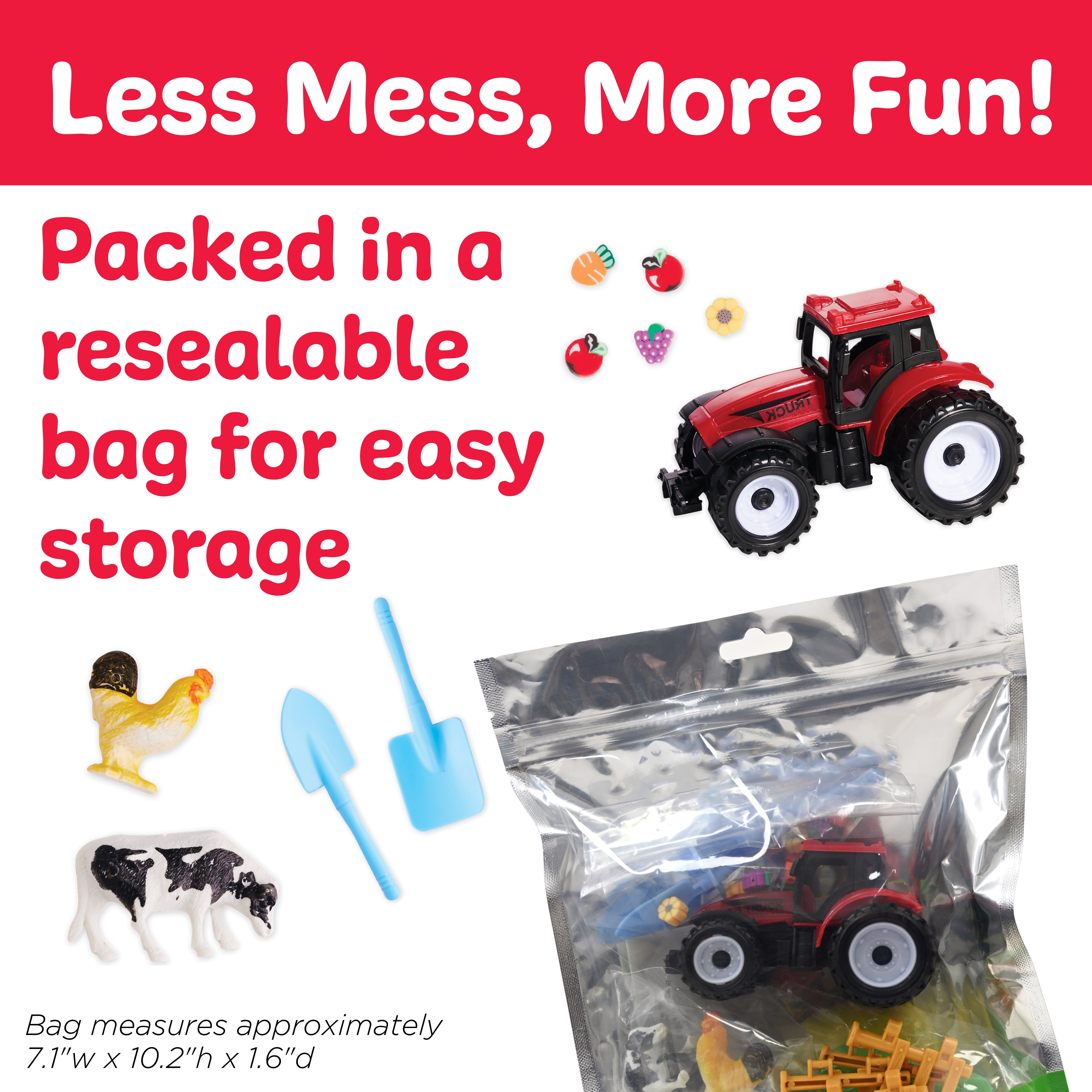 Creativity for Kids Sensory Activity Kit Farm Animal Playset with Cloud Clay and Figurines (1 Set) l3l7a