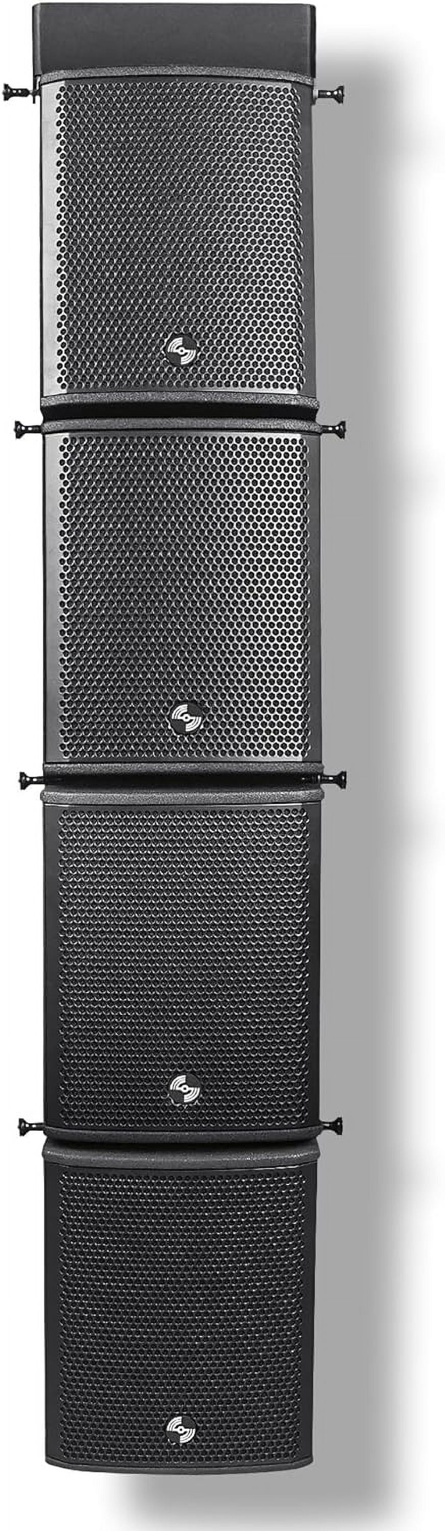 Sound Town ZETHUS Series Powered Line Array System with DSP and Flying Frame (4-Speaker Set, 17.1 lbs per unit) o841b