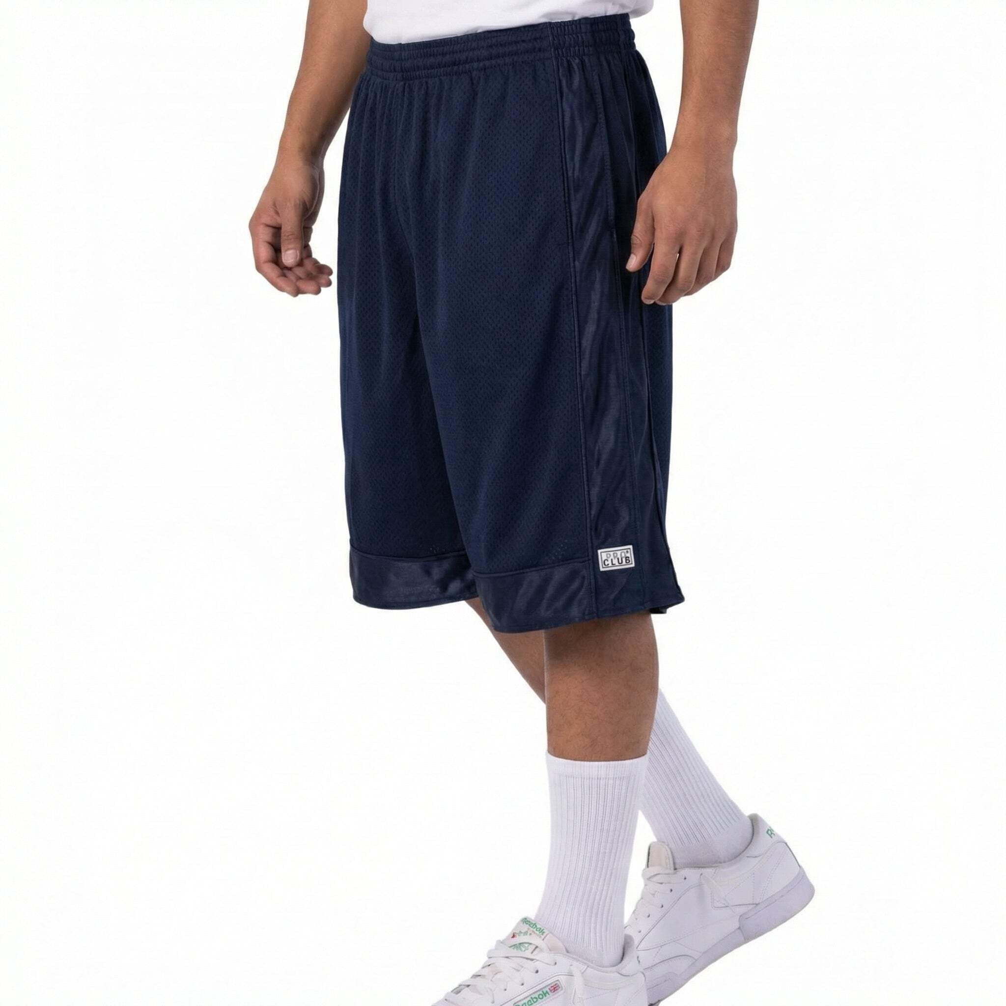 Pro Club Men's Heavyweight Mesh Basketball Shorts (White, Medium) wae29