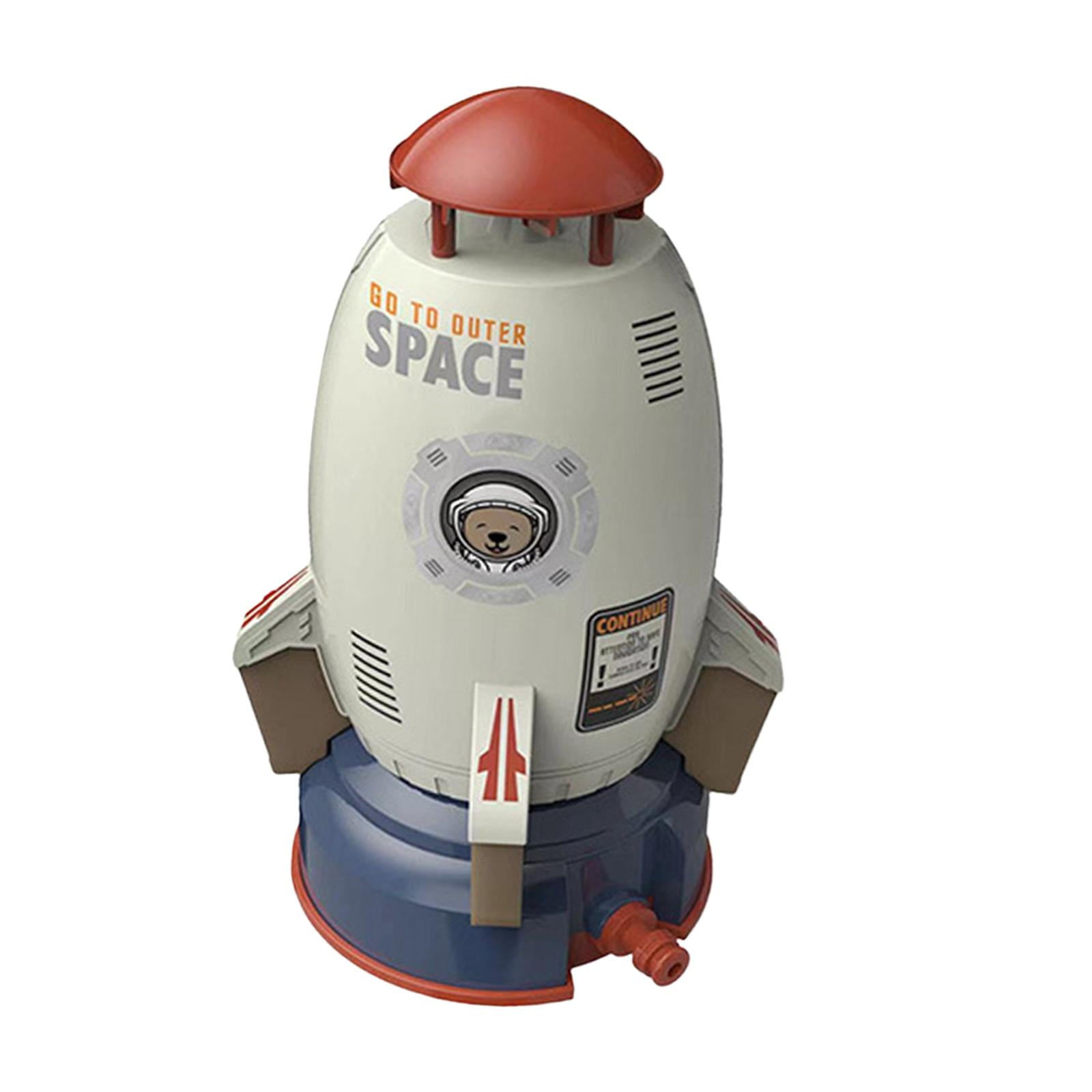 Shamjina Rocket Sprinkler Toy Outdoor Water Spray Launcher (White, 6 ft Height) spn3i