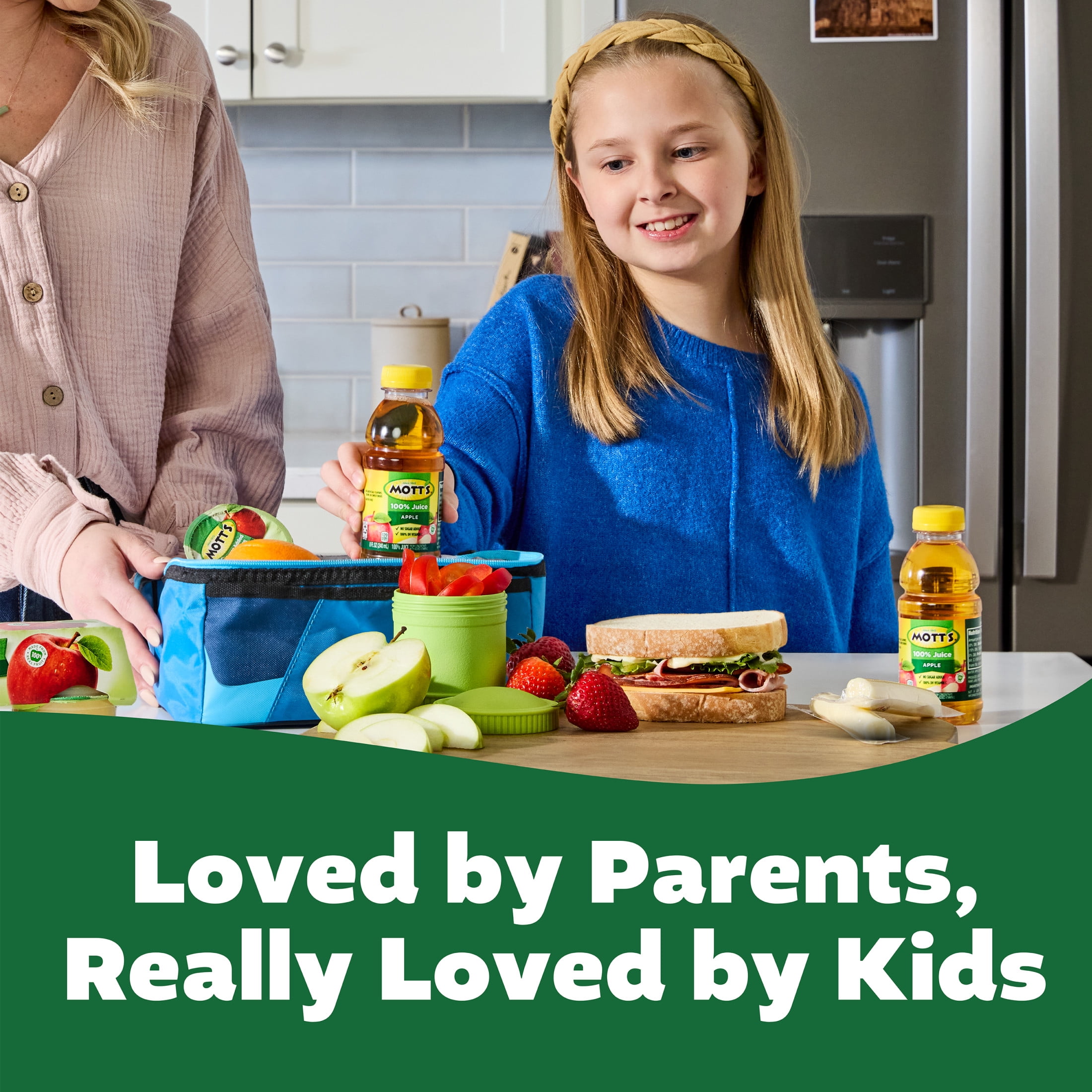 Mott's Original Apple Juice, 100% Fruit Juice, Refreshing & Natural (4 Pack, 128 fl oz) 68mki