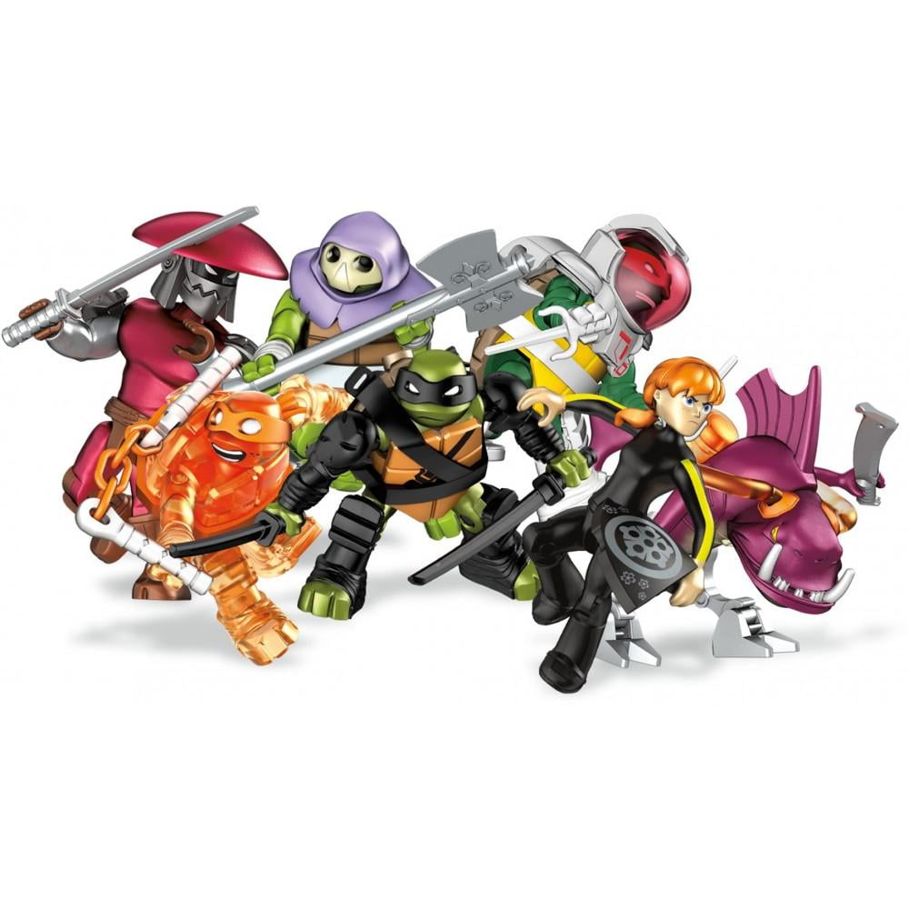 Mega Construx Teenage Mutant Ninja Turtles Micro Action Figure Set (1 Pack) 8js3d