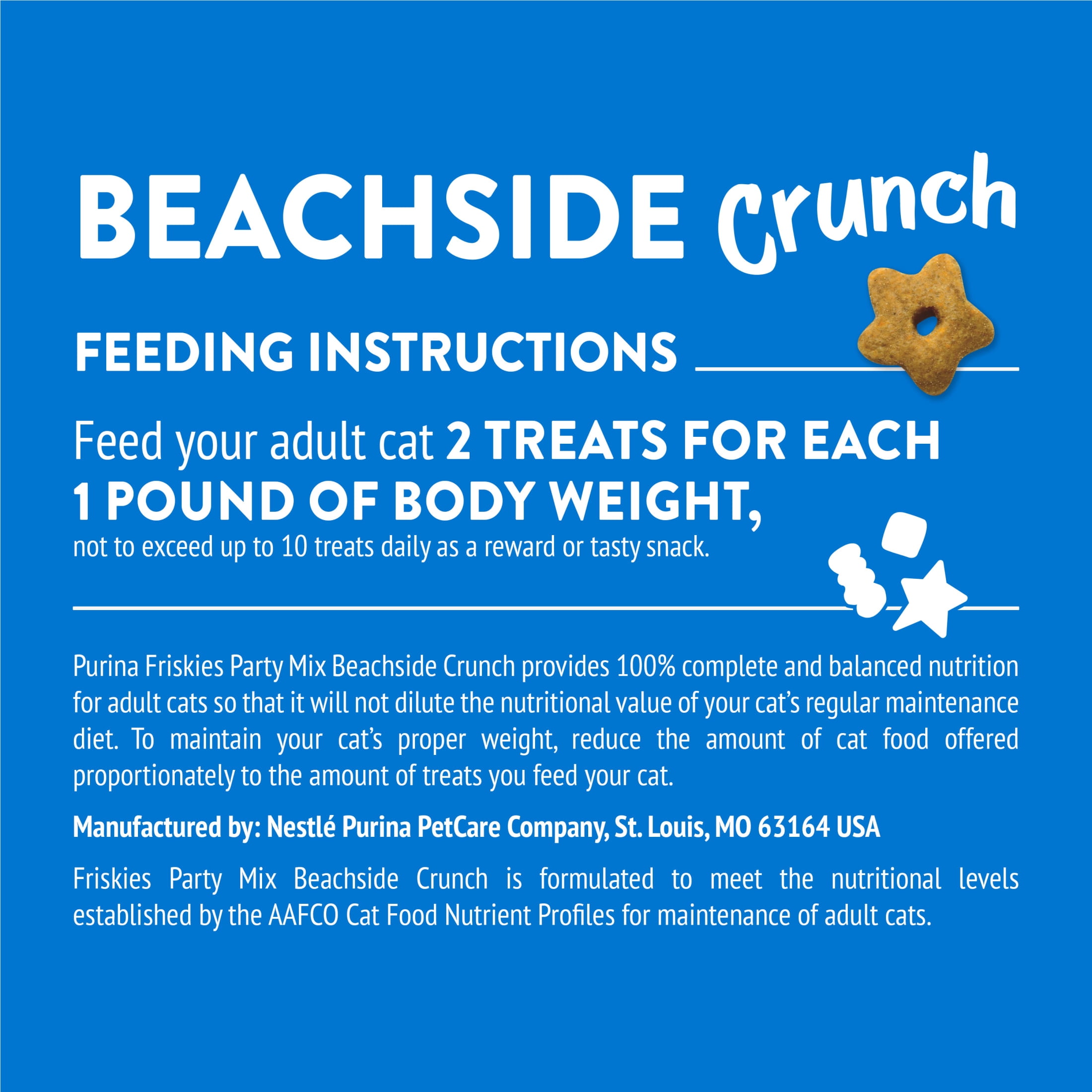 Purina Friskies Party Mix Beachside Crunch Cat Treats (Multi-Flavor, 30 oz) jgq7g