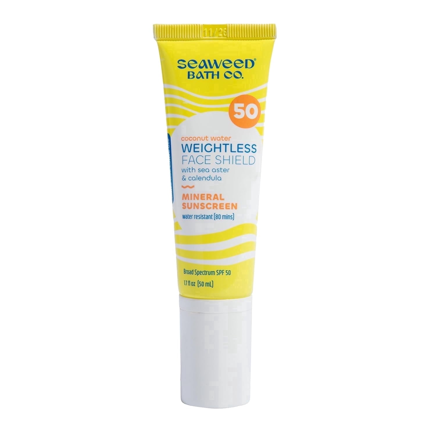 The Seaweed Bath Co. Mineral Face Shield SPF 50 Broad Spectrum Sunscreen (1.7 oz) k6wr5