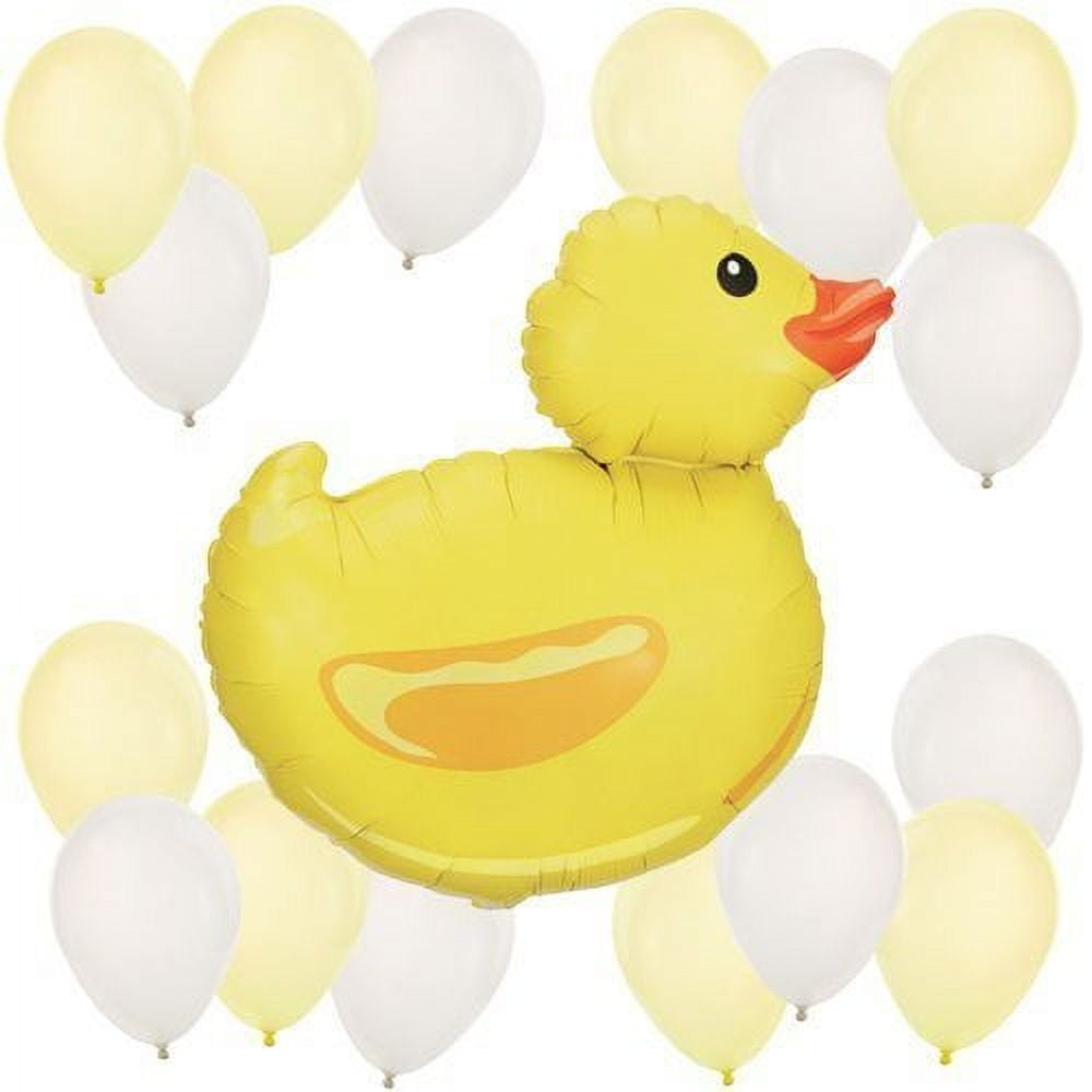 Big Dot of Happiness Duck Balloon Kit Party Decoration Set (Yellow, 17 Piece) xziq4