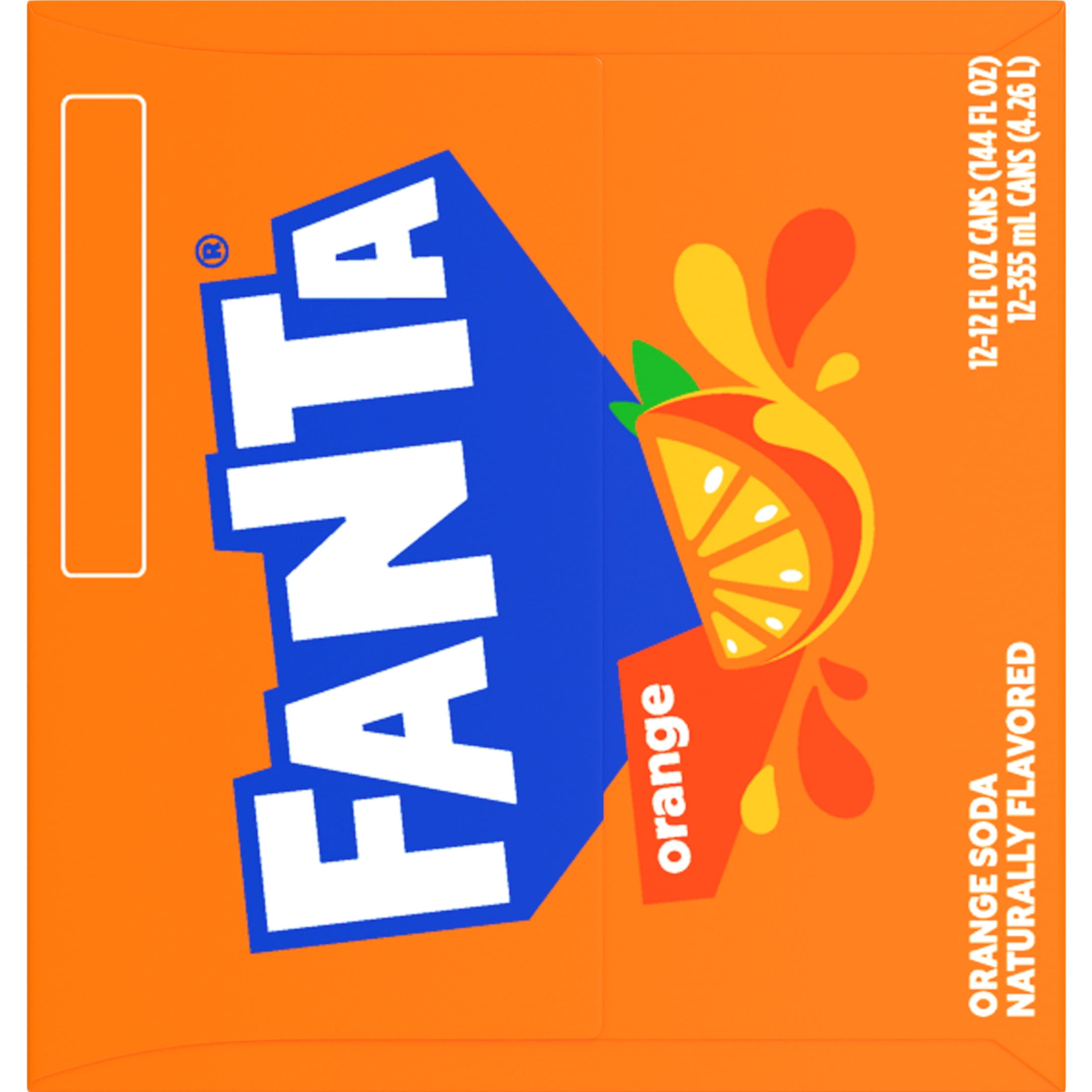Fanta Orange Soda Pop, Refreshing Fruit Flavored Soft Drink (Orange, 12 fl oz, 12 Pack) 7wowa