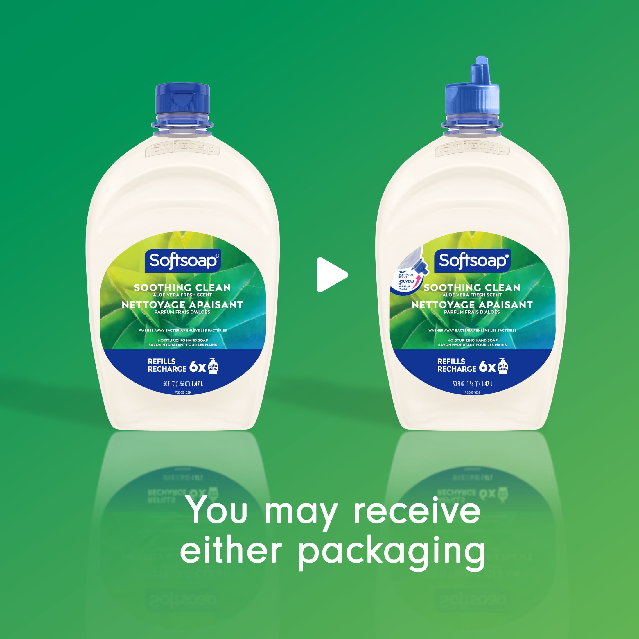Softsoap Soothing Clean Liquid Hand Soap, Aloe Vera Fresh Scent, Moisturizing Refill (50 fl oz) 09vwj