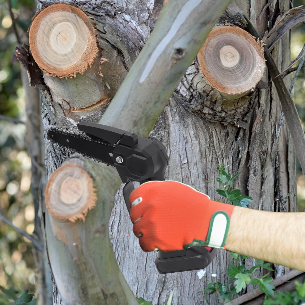 Generic Cordless Pole Saw 2-in-1 Electric Chainsaw with 13ft Reach and Adjustable Head (Black, 4.4 lb) qjbr5