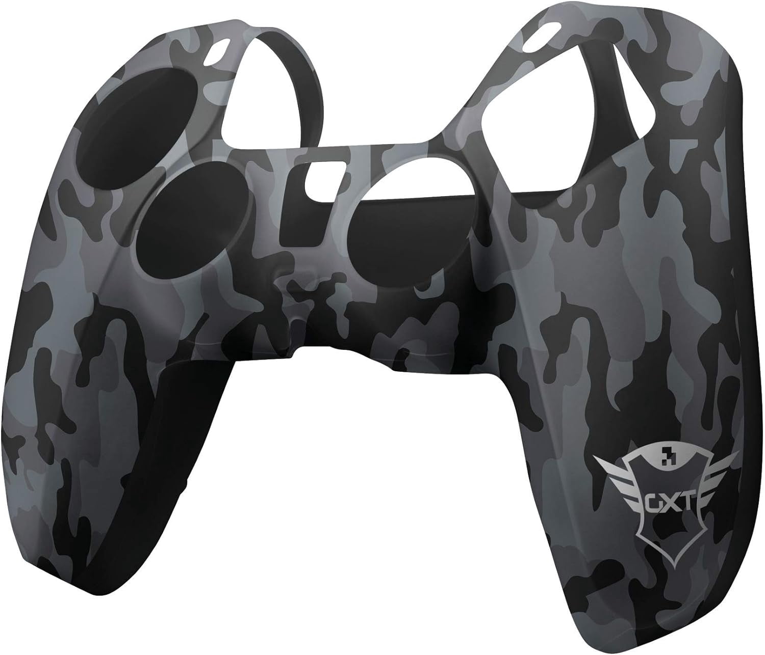 Trust Gaming GXT 748 PS5 Controller Skin, Anti-slip Silicone Protective Cover for DualSense (Black, 1 Pack) 5ruk9