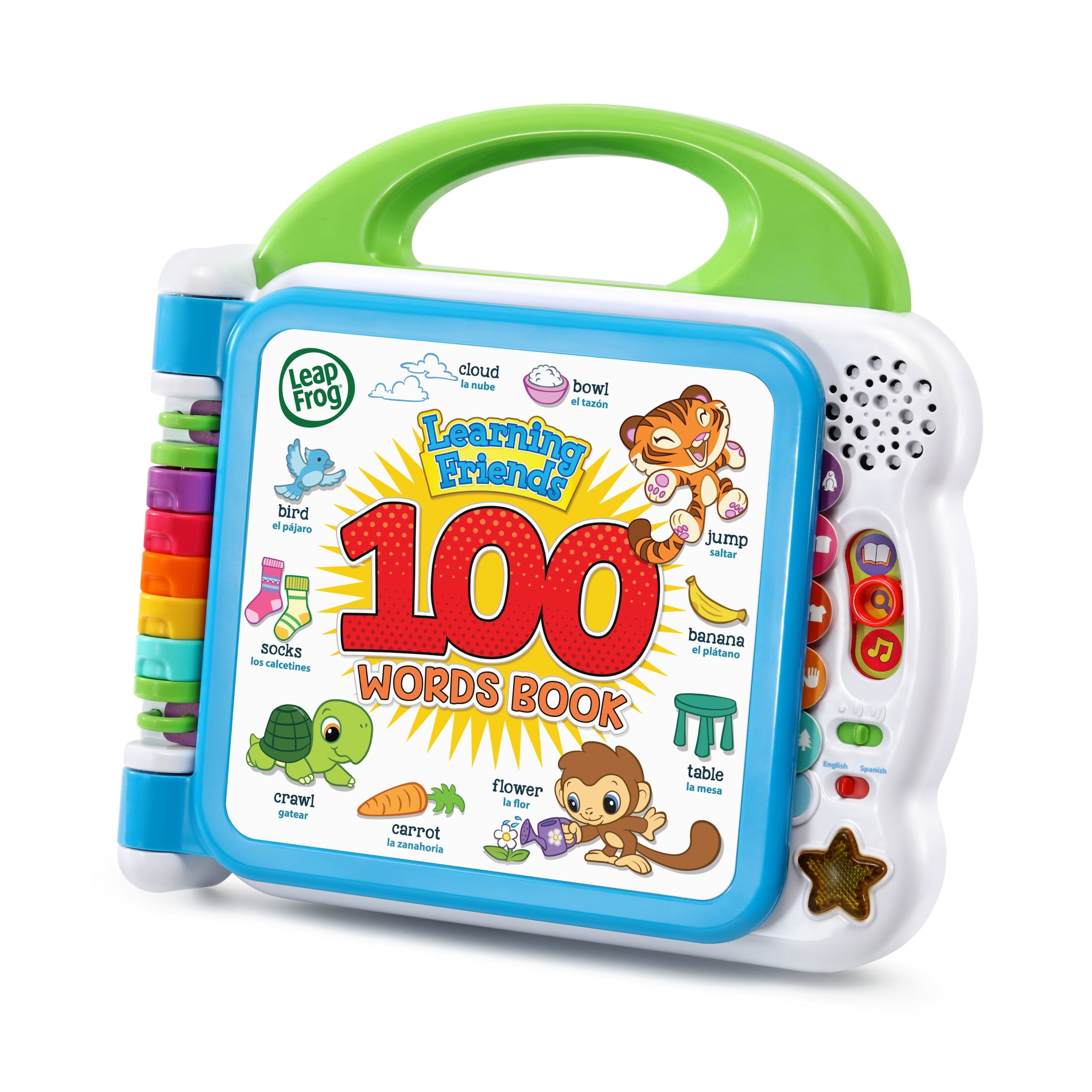 LeapFrog Learning Friends 100 Words Bilingual Electronic Book (English and Spanish, 1 Unit) q12mv