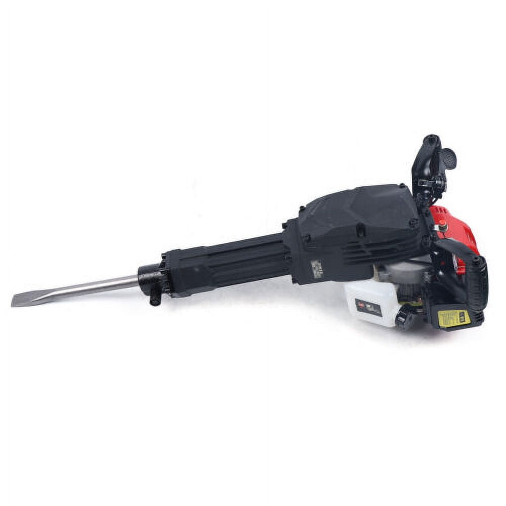 Generic Gas Demolition Jack Hammer 1900W Concrete Breaker with Flat and Point Chisel Bits (1900W) 3ypu9