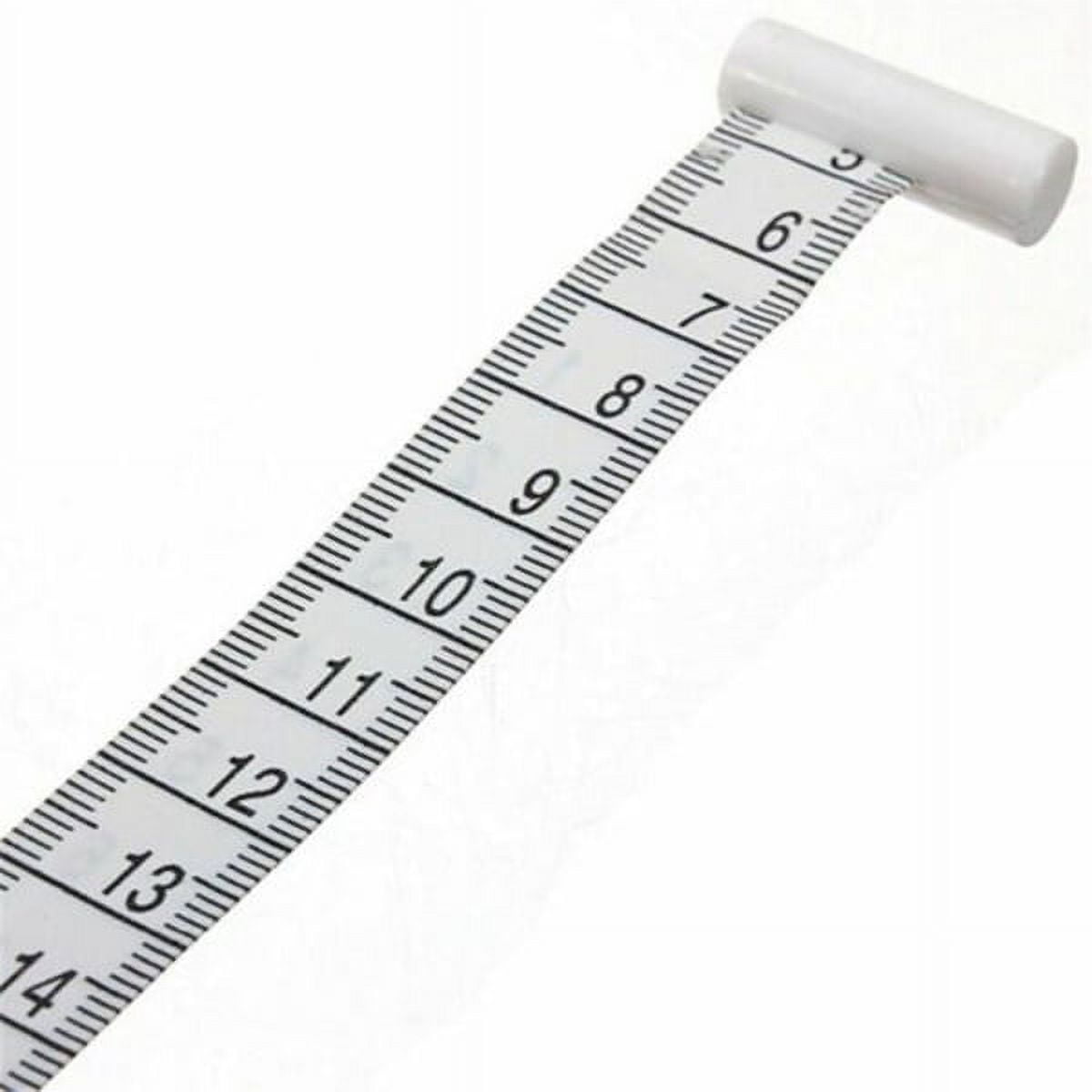 Sportuli Body Measuring Tape, Retractable Tape Measure for Fitness and Weight Loss Tracking (White, 60 in) nu60g