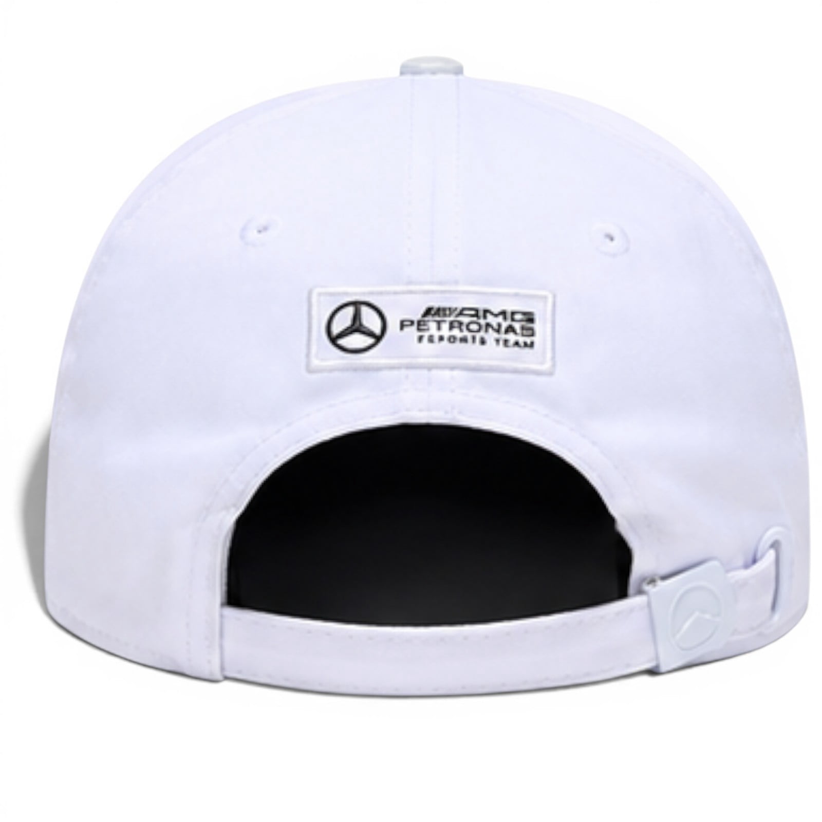 Mercedes-Benz AMG Petronas F1 Team Official Adjustable Hat (White, One Size) luswn