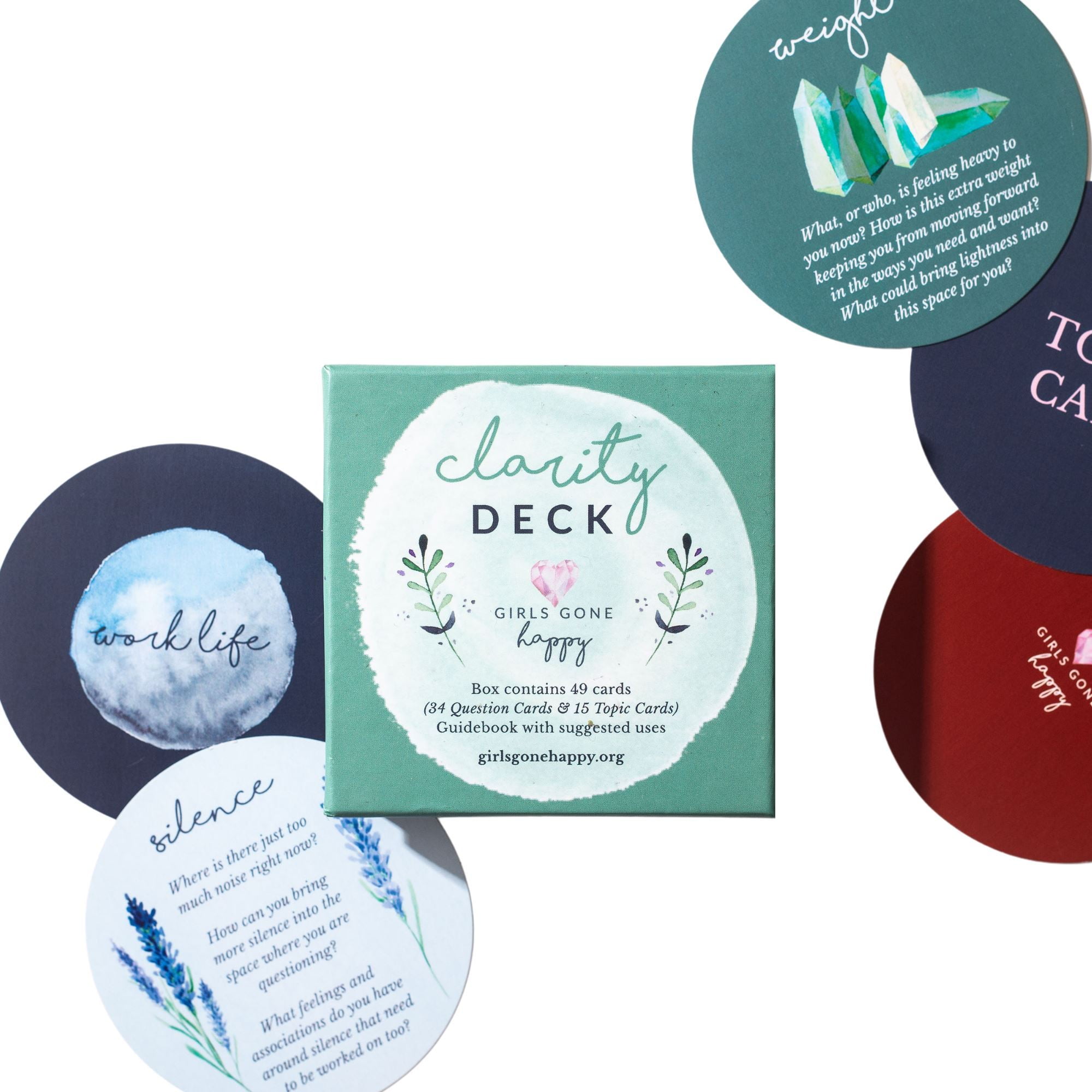 Clarity Deck Professional Tarot Card Set (Standard Edition) savxb