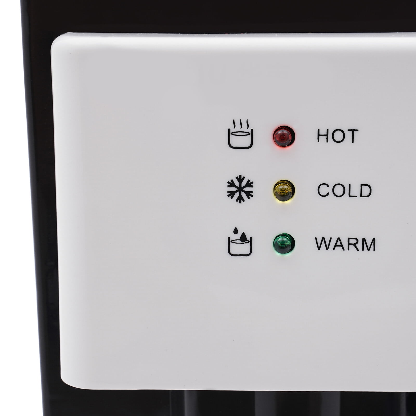 Generic Top Loading Water Cooler Dispenser (Hot and Cold, Countertop, Black, 5 gal) cijib