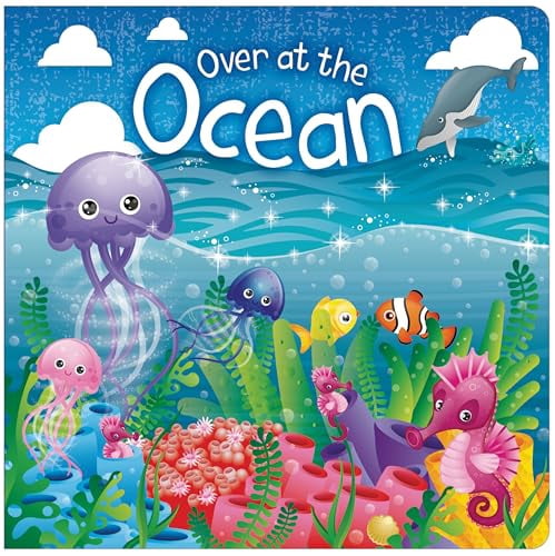 Page Publications Over At The Ocean Childrens Board Book (Hardcover, 8 in x 8 in) 5bcpb