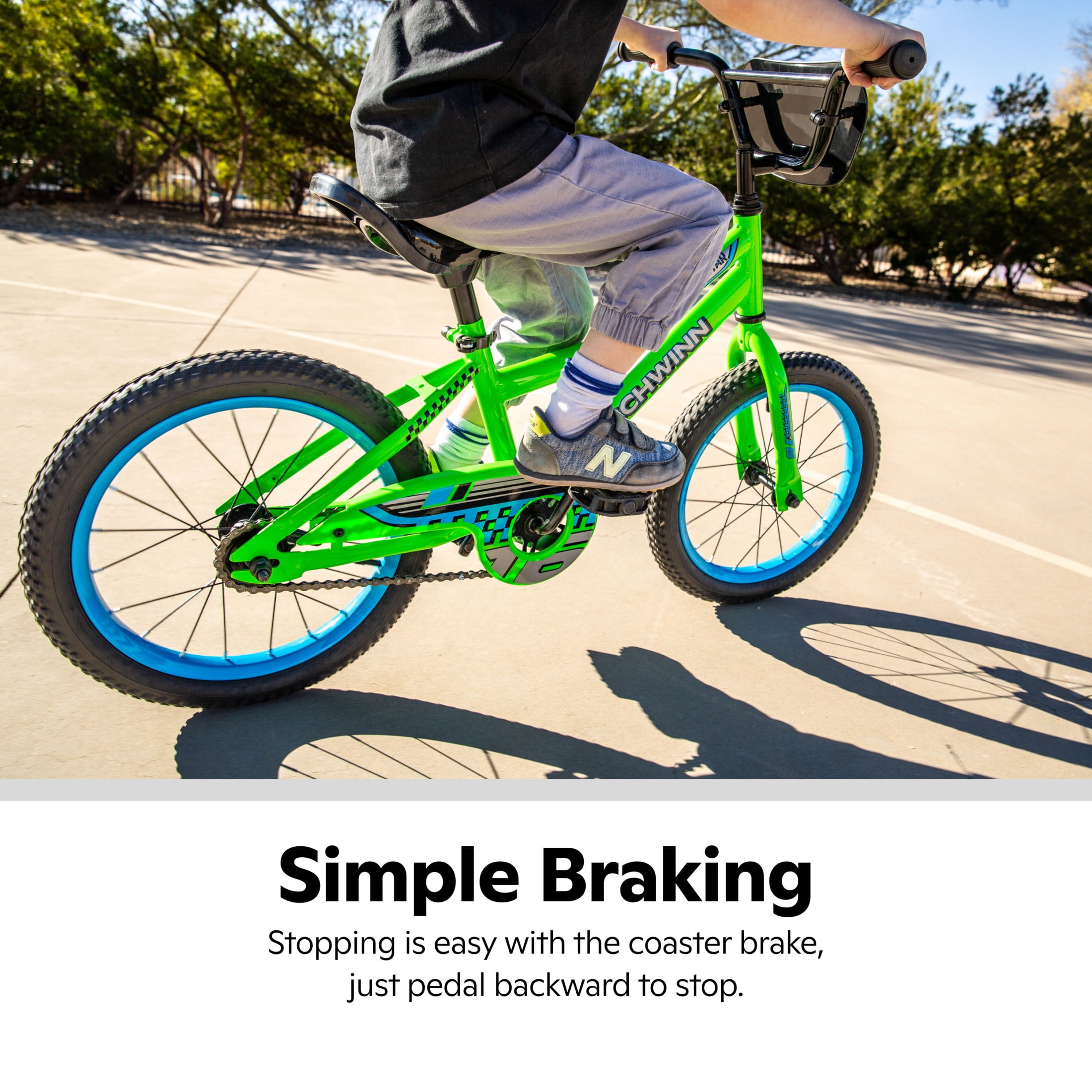 Schwinn Aerostar Kids BMX Bike with Training Wheels and Handlebar Basket (Purple, 16 in) sqq4s