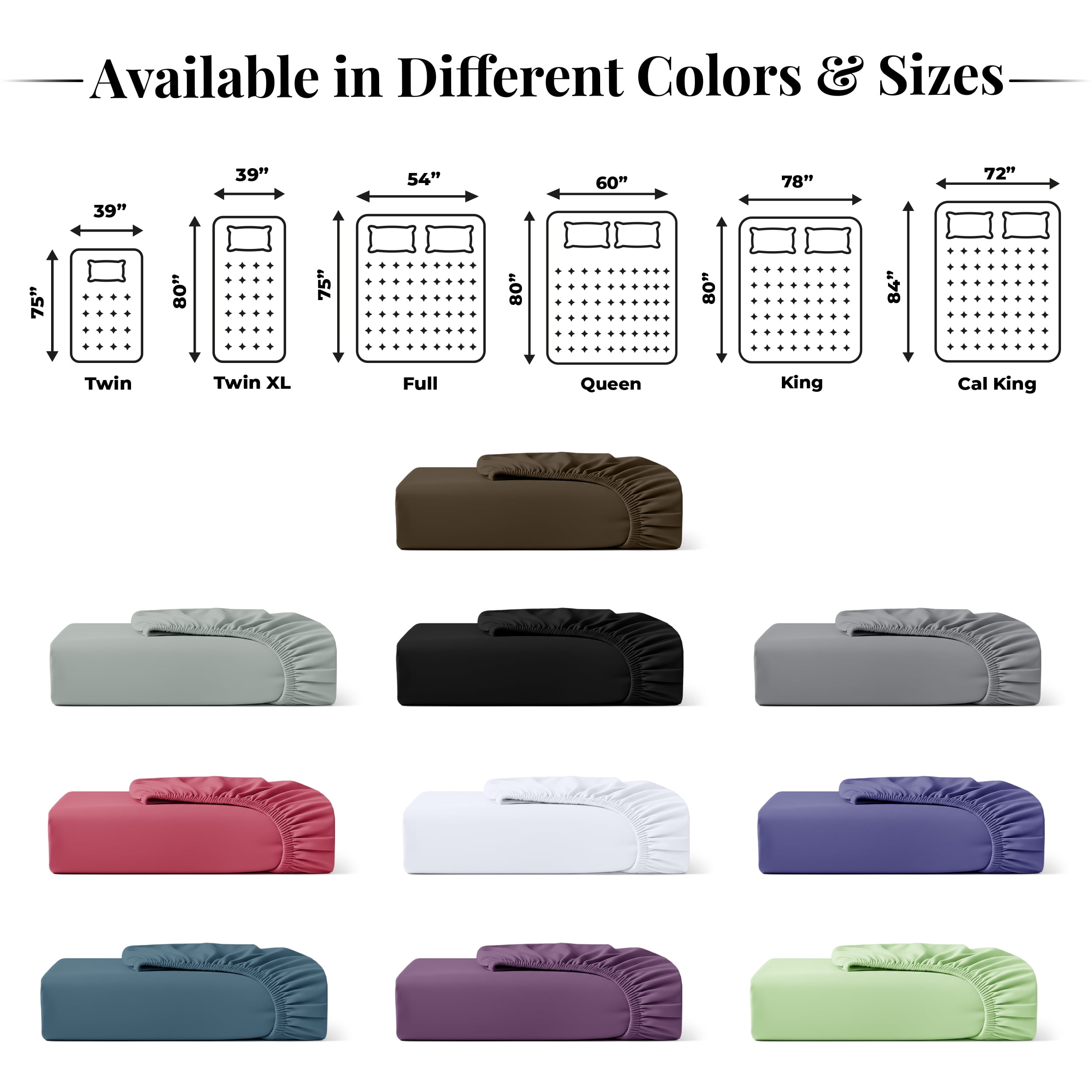 Lux Decor Collection King Fitted Sheet, Brushed Microfiber Deep Pocket Bedding (Gray, 78 in x 80 in) de2ai