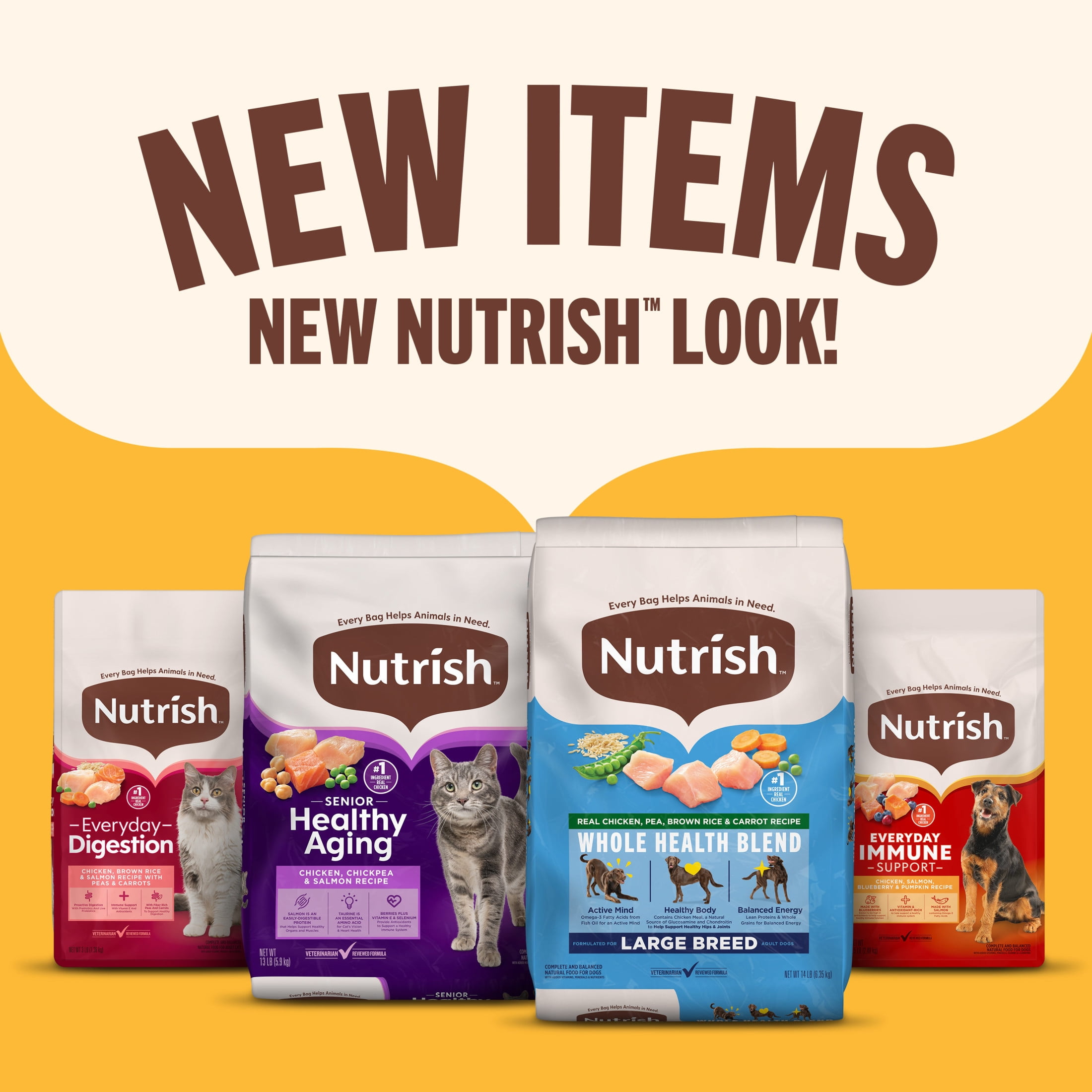 Rachael Ray Nutrish Natural Dry Dog Food, Real Beef, Pea & Brown Rice Recipe (Brown, 6 lb) 72gnc